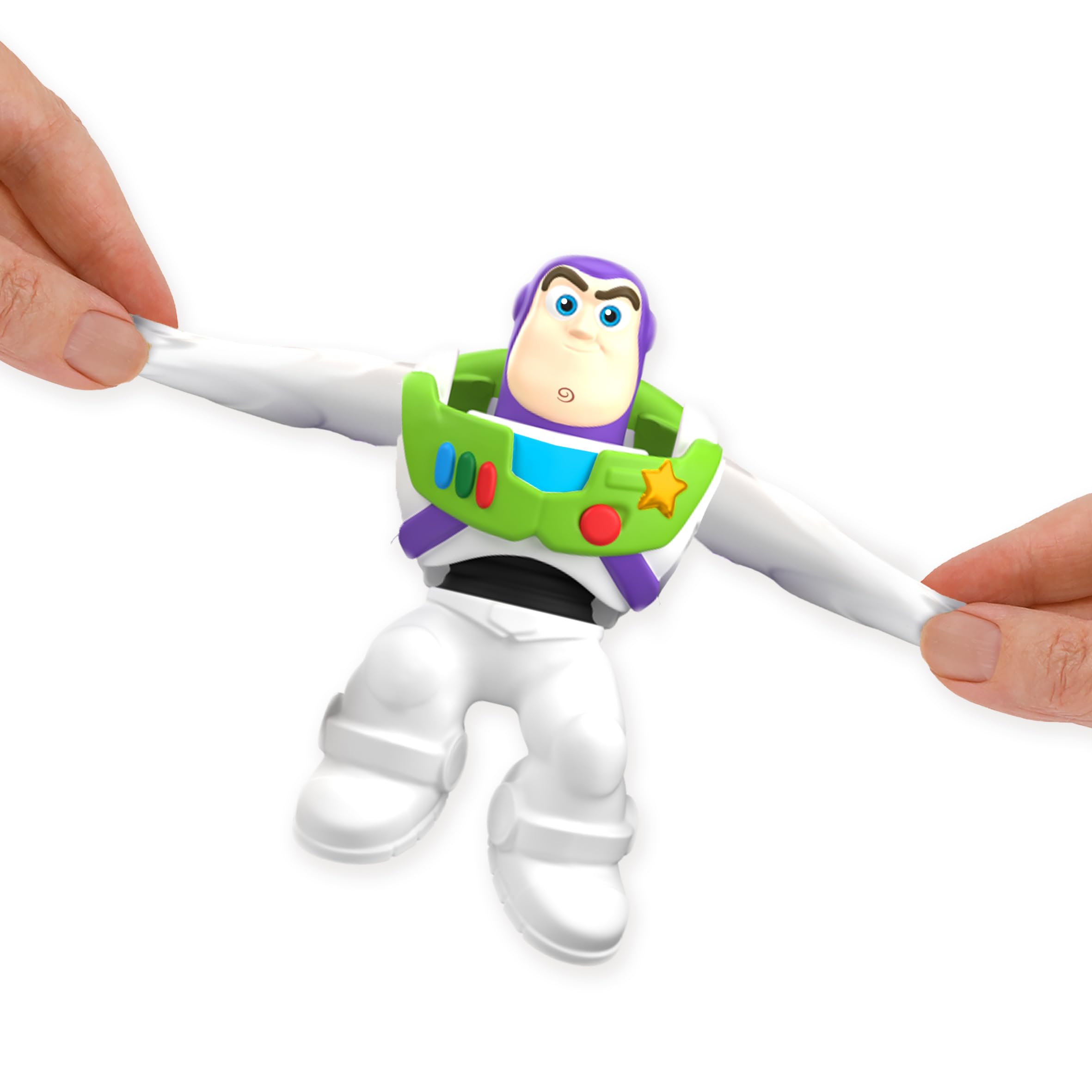 Heroes of Goo Jit Zu Disney Pixar Toy Story Buzz Lightyear Stretchy Action Figure | Ages 4+ 5