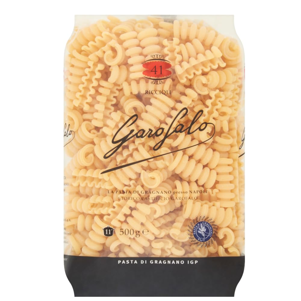 Garofalo Riccioli Pasta - 500g | Bronze Die Cut | High Protein Durum Wheat
