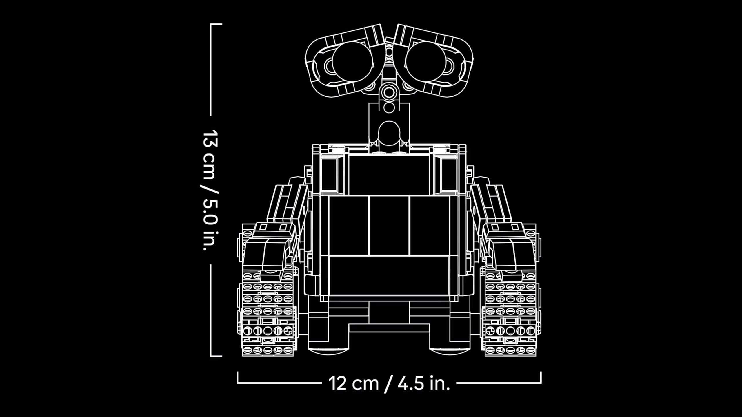 LEGO Disney Pixar WALL-E and EVE 43279 Building Set for Adults | 811 Pieces | Ages 18+ 8