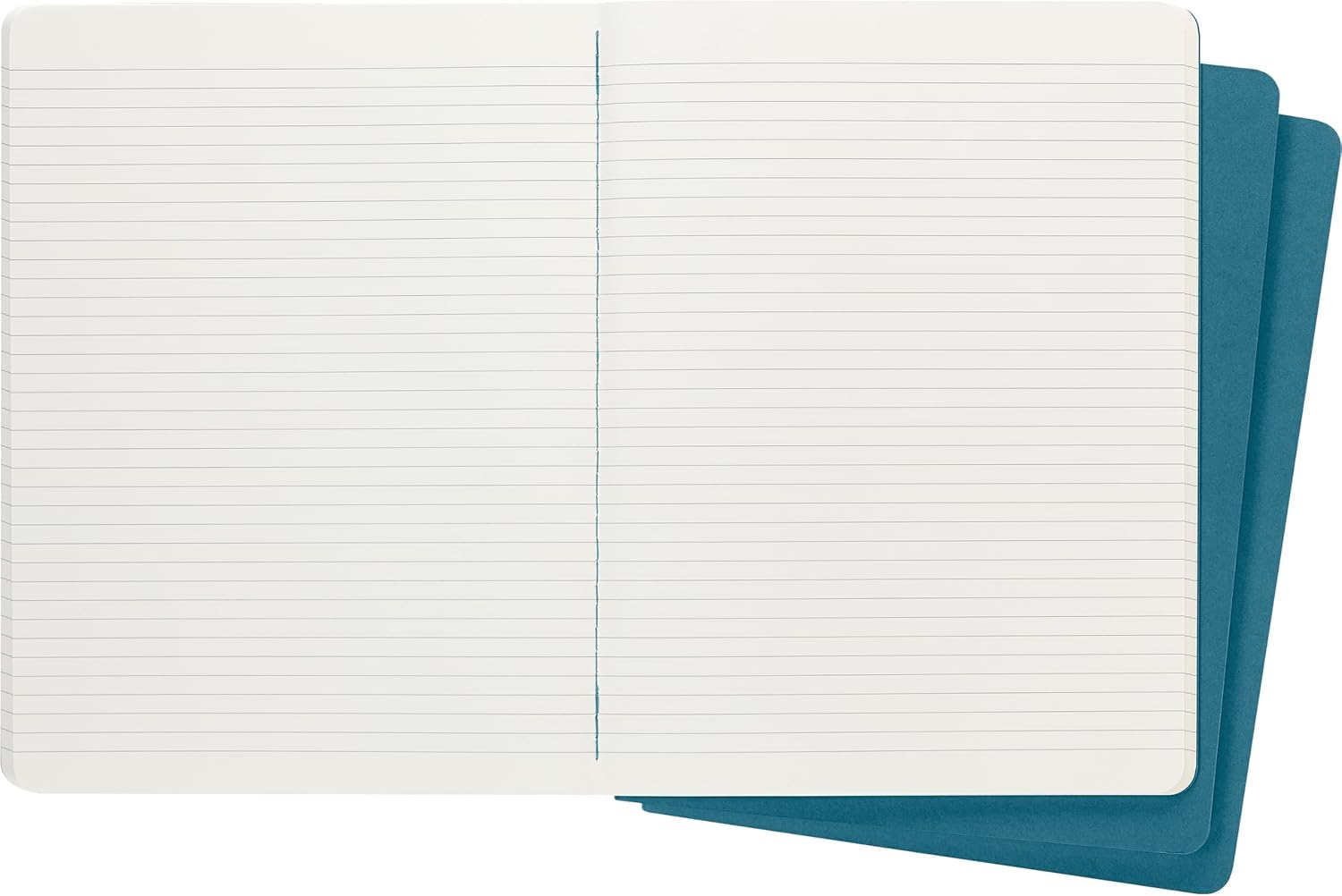 Moleskine Cahier Journal - Set of 3 Notebooks | Ruled Pages | Brisk Blue | X-Large 4