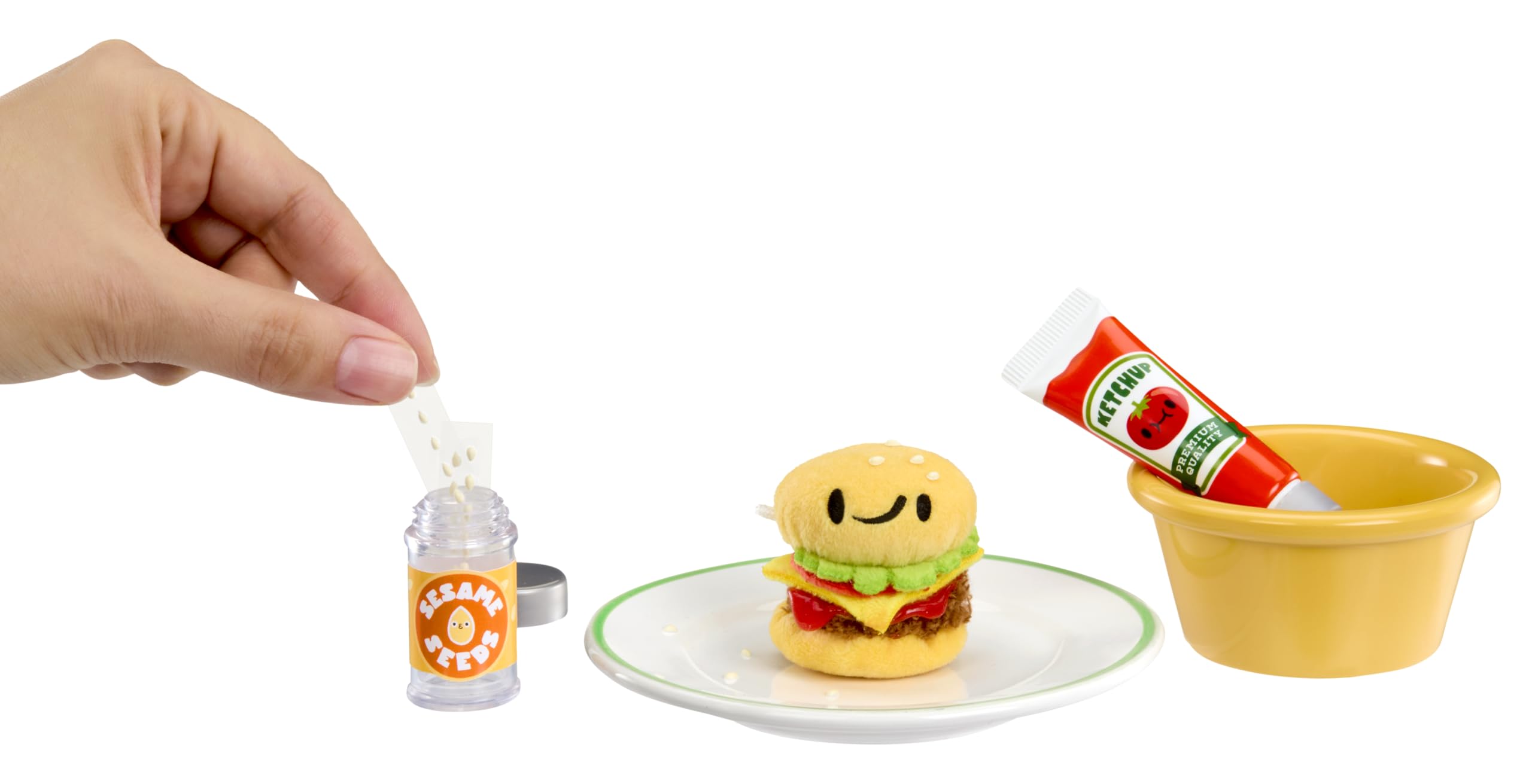 MGA's Miniverse Make It Mini Plush - DIY Food-Themed Plush Craft Kit | No Sewing Required | Collectible