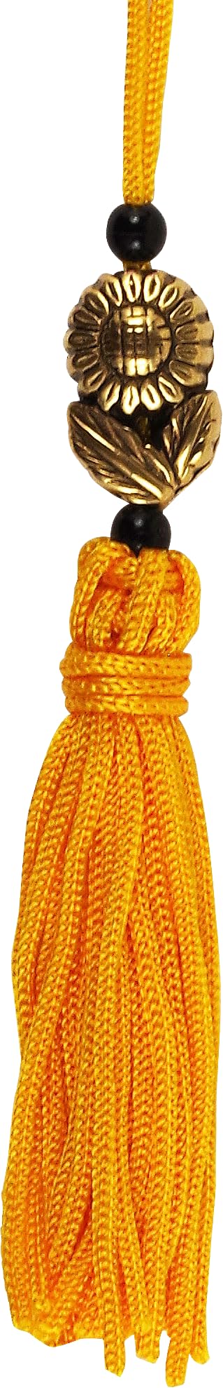 Peter Pauper Press Bee Happy Beaded Bookmark | Cardstock | Yellow | 2-1/2'' x 7-1/8'' 2