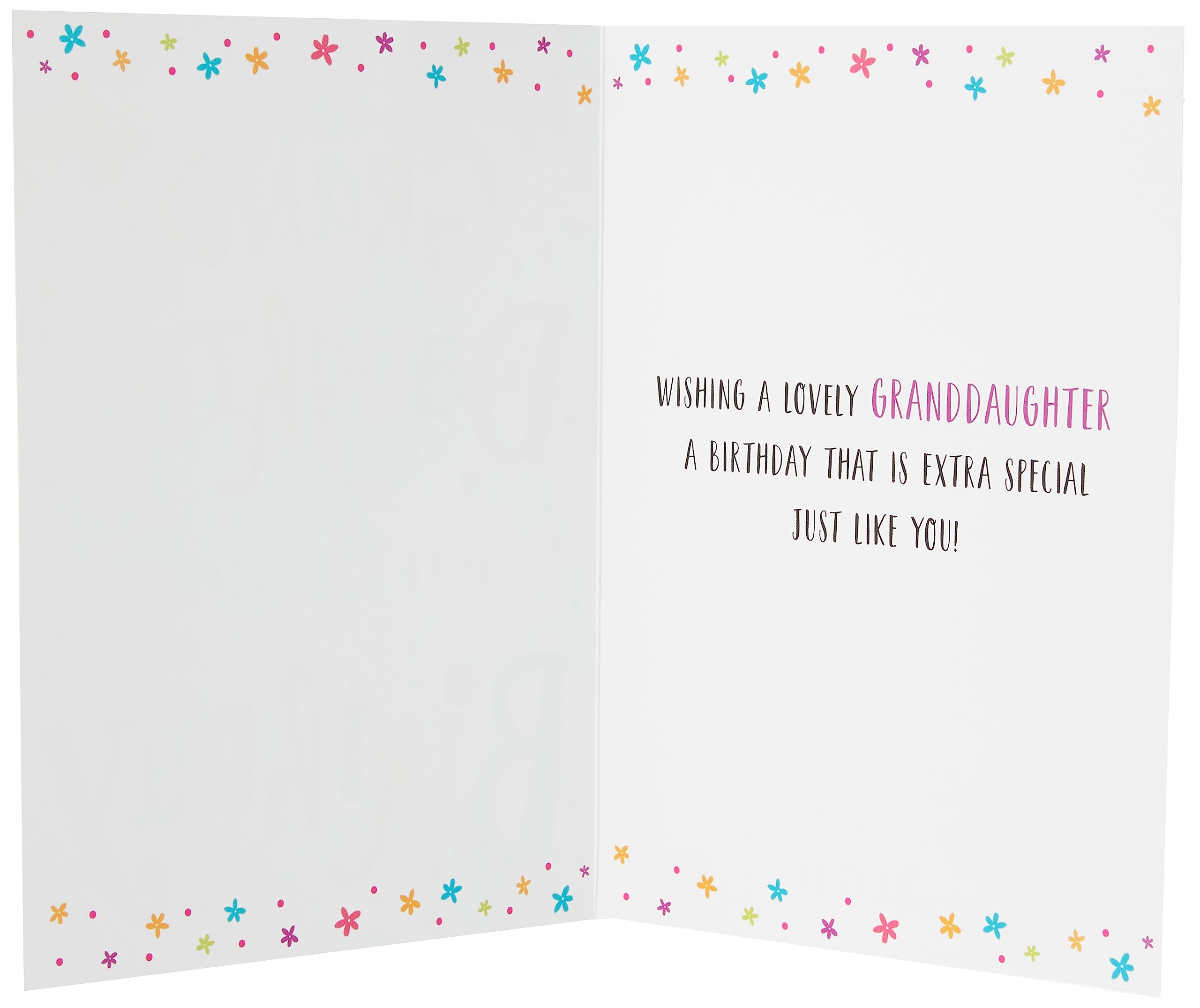 Piccadilly Greetings Granddaughter Birthday Card C80661 | 8 x 6 Inches | Made in the UK 3