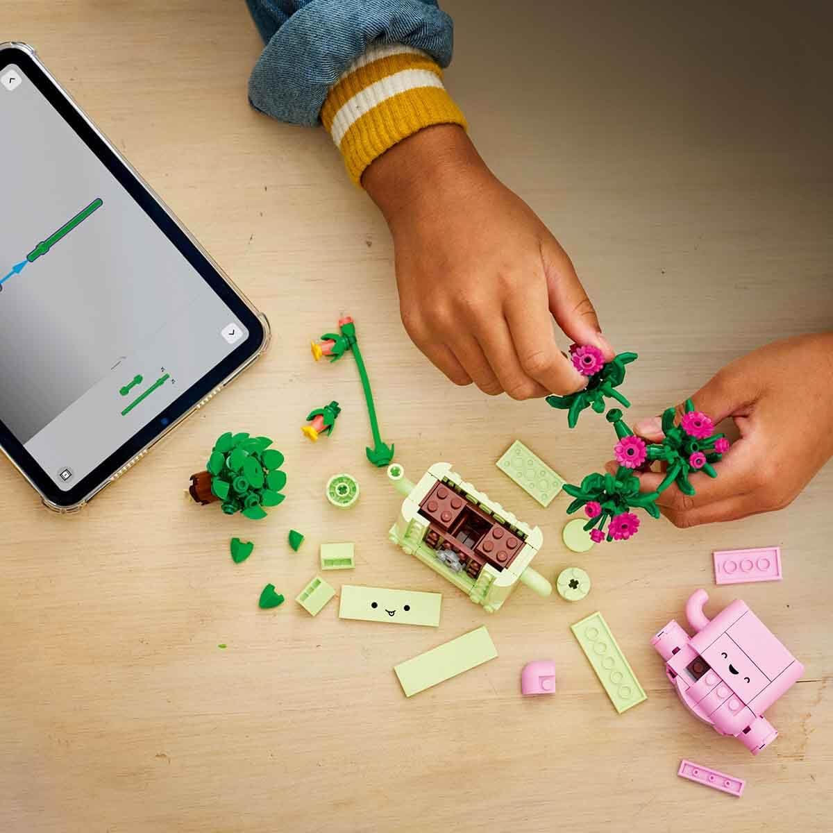 LEGO Botanicals Rocking Plants Set - 2 Artificial Plants, Pastel Pots | Ages 9+