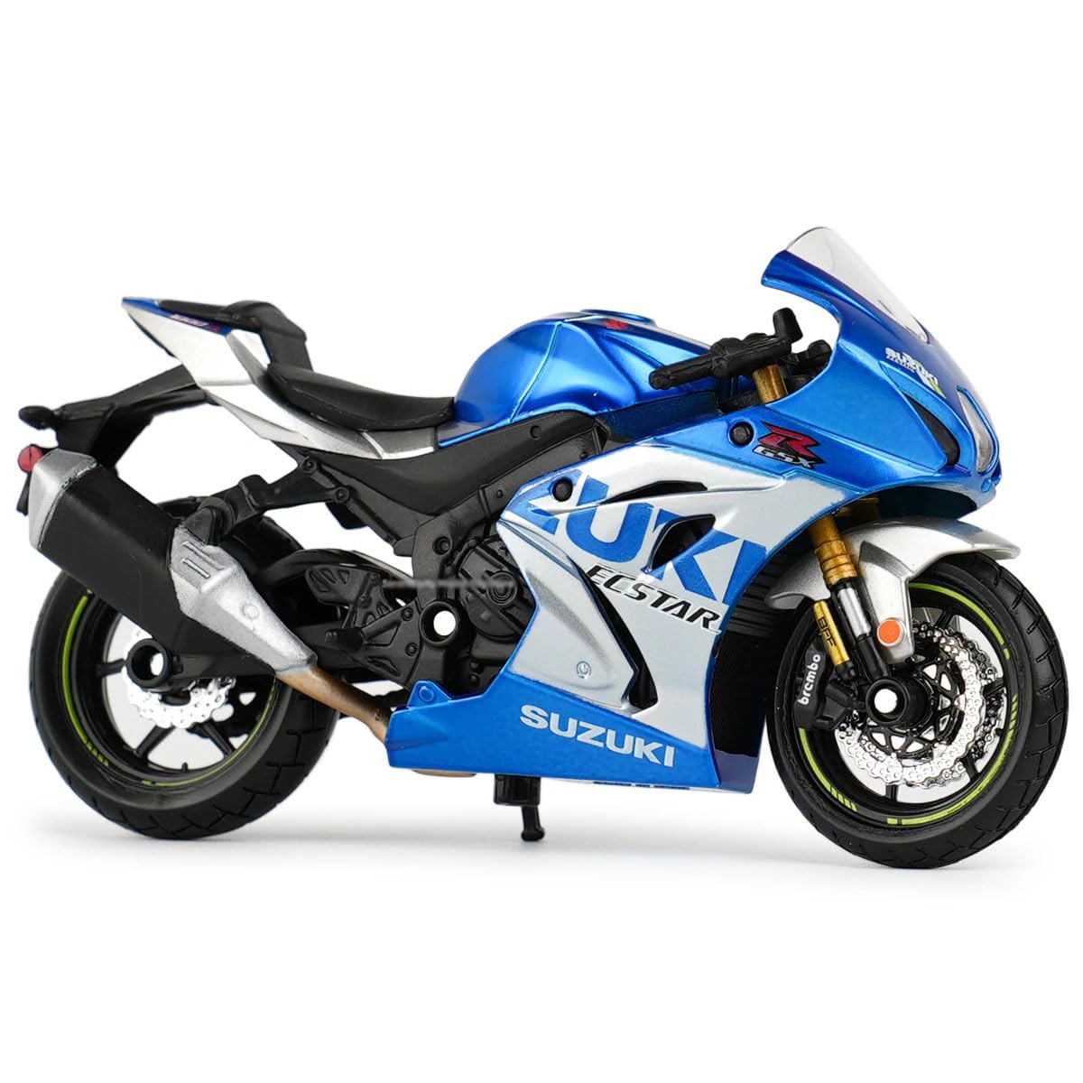 Bburago Suzuki GSX-R 1000 Die-Cast Model Motorcycle Replica | 22cm Long | Red 5