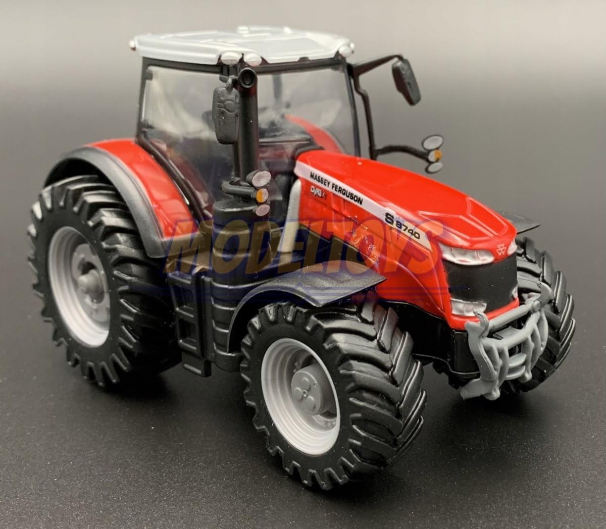 Bburago MASSEY FERGUSSON 8740S Tractor Replica Model - 1:50 Scale, Red 4