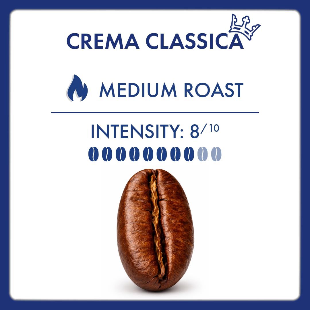 CAFFÈ BORBONE Crema Classica Roasted Whole Coffee Beans - 1kg Bag | Intensity 8/10 | Cocoa & Nut Notes 6