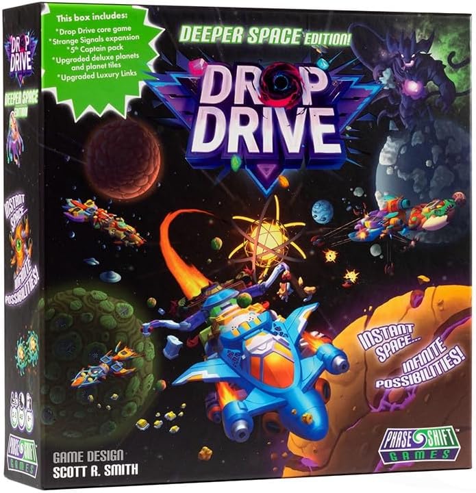 Phase Shift Games Drop Drive Deeper Space Edition Board Game 1