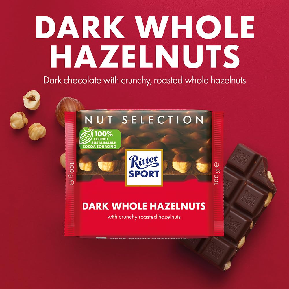Ritter Sport Vollkorn-Zartbitterschokolade, 100 g, 10er-Pack 3