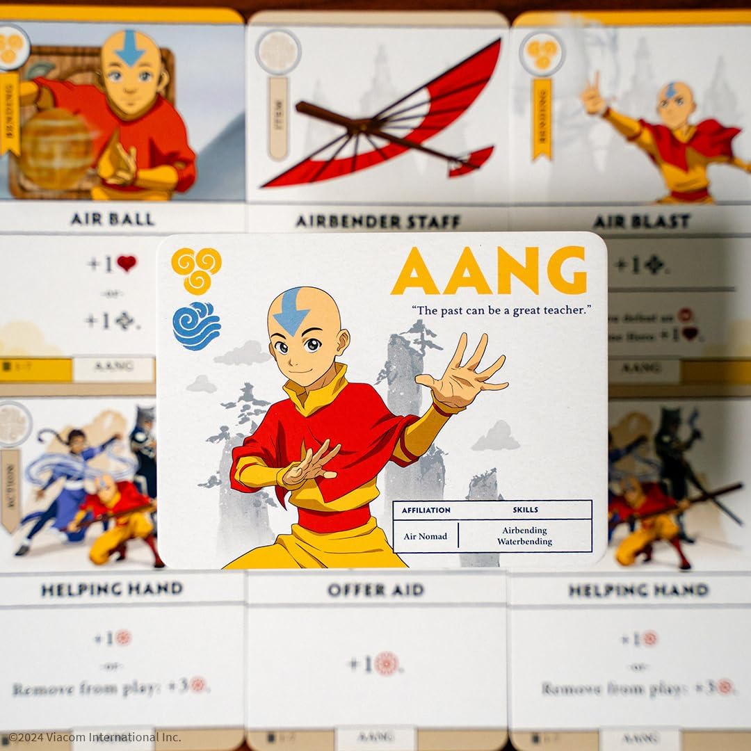 USAopoly Avatar The Last Airbender: Aang's Destiny Cooperative Deck-Building Game (DB096-653-002400-04) 7