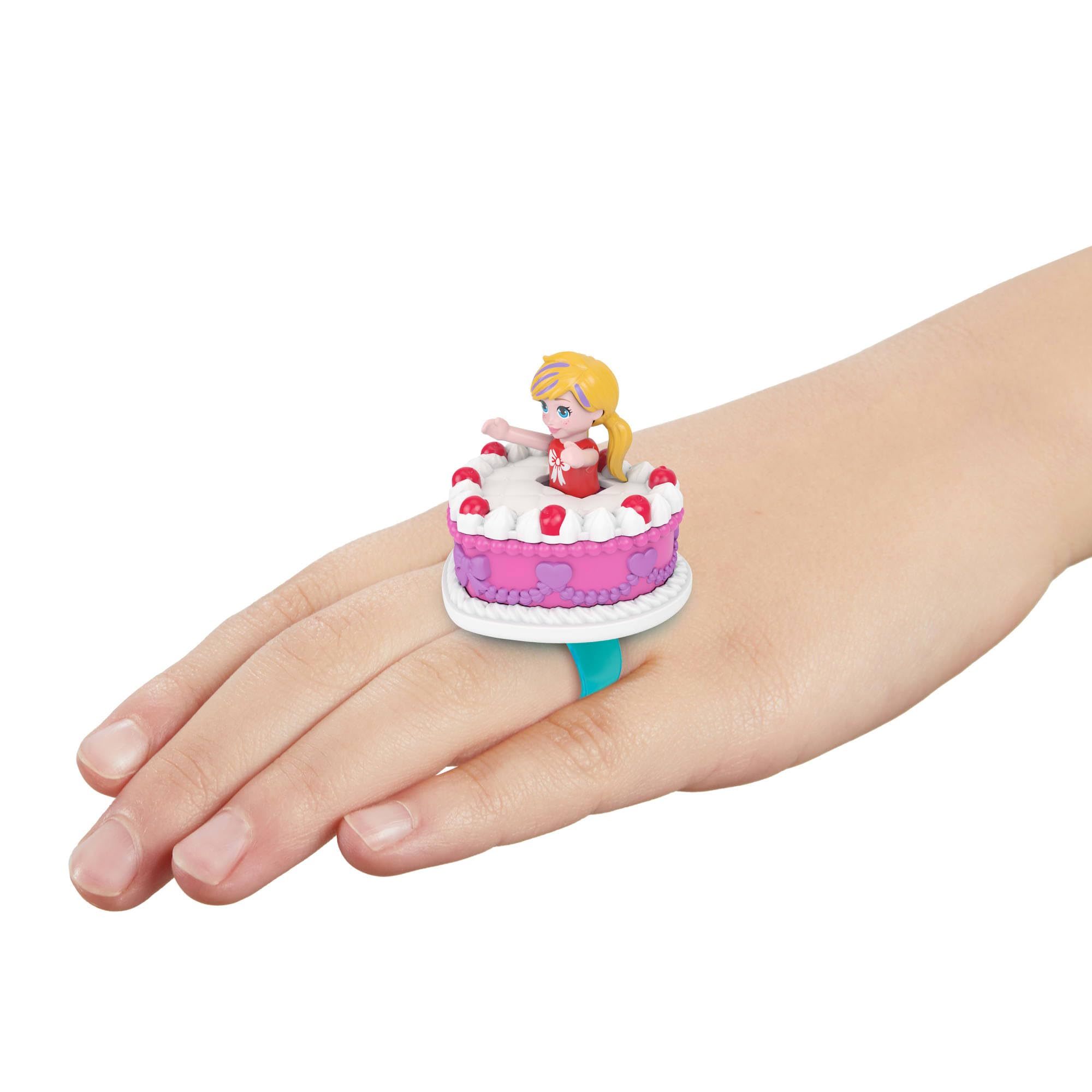 Polly Pocket Mattel 80th Anniversary Jewelry Box Compact Playset with Doll | Ages 4+ 4