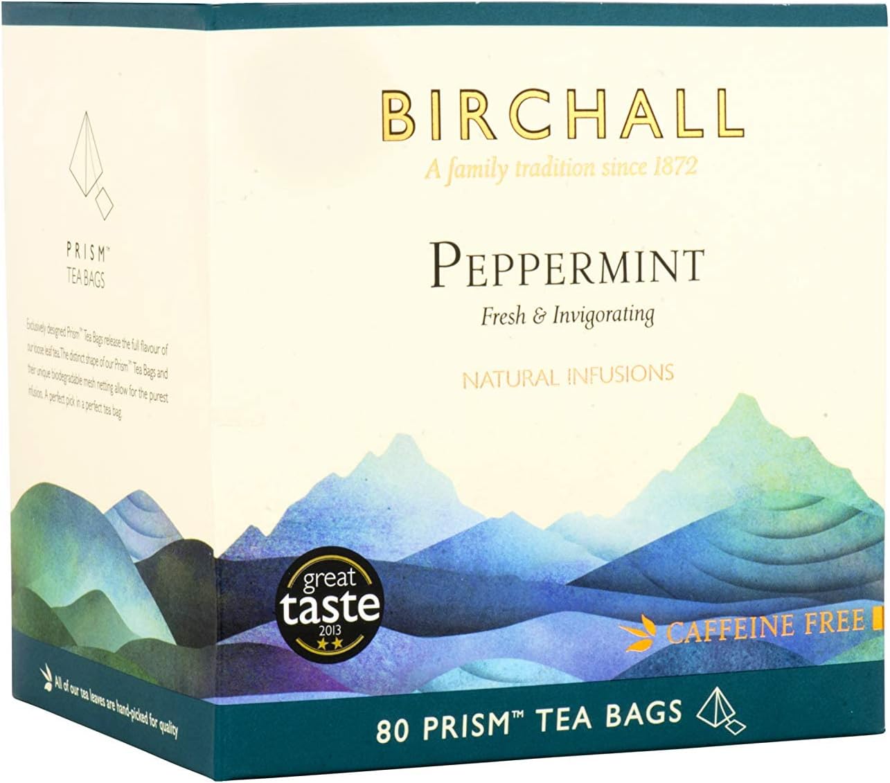 Birchall Pfefferminztee-Geschenkset – Koffeinfreier Kräutertee mit 80 pflanzlichen Teebeuteln 5