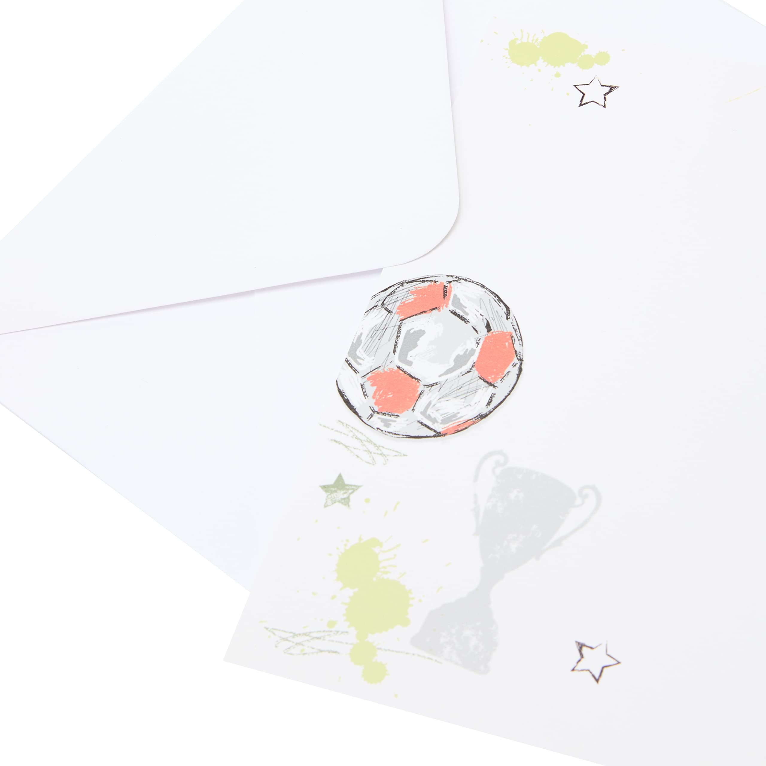 Piccadilly Greetings Birthday Card - Great Grandson | Football Theme | 7 x 5 Inches 4