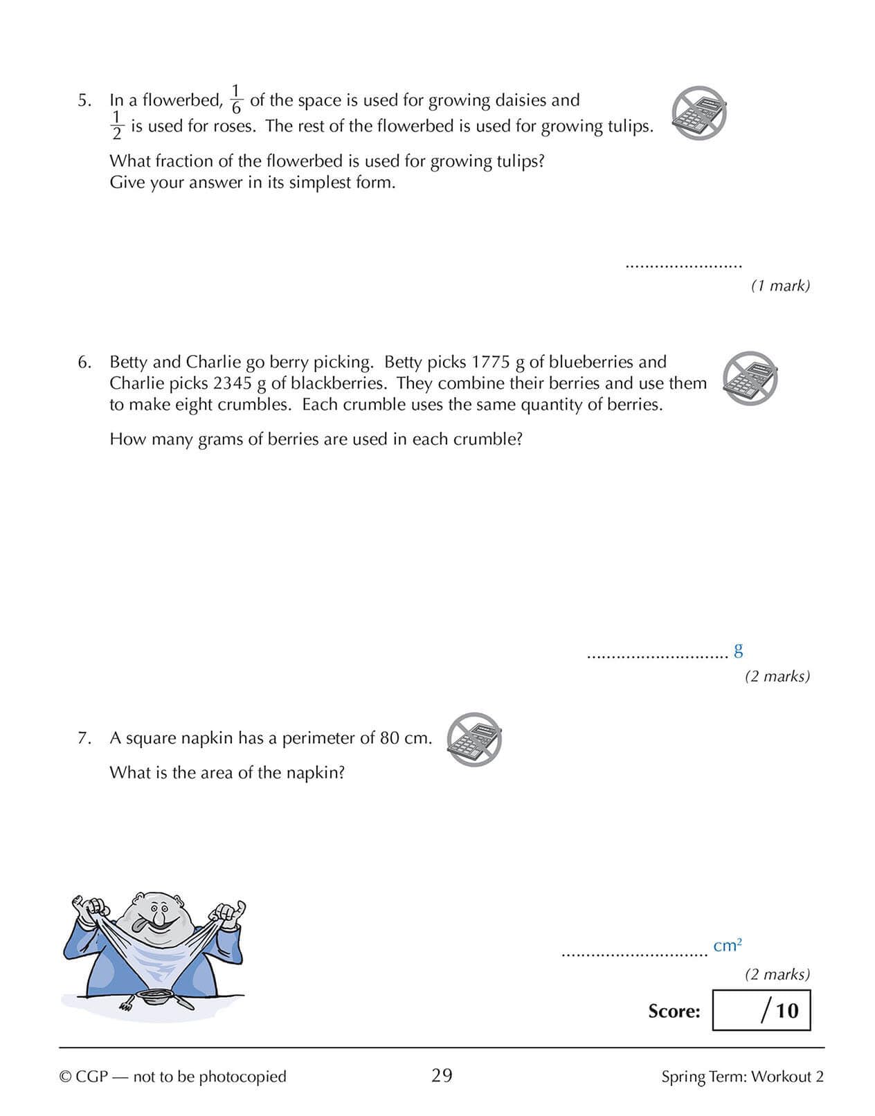 CGP New KS3 Maths 10-Minute Weekly Workouts - Year 7 | Catch-up & Home Learning 5