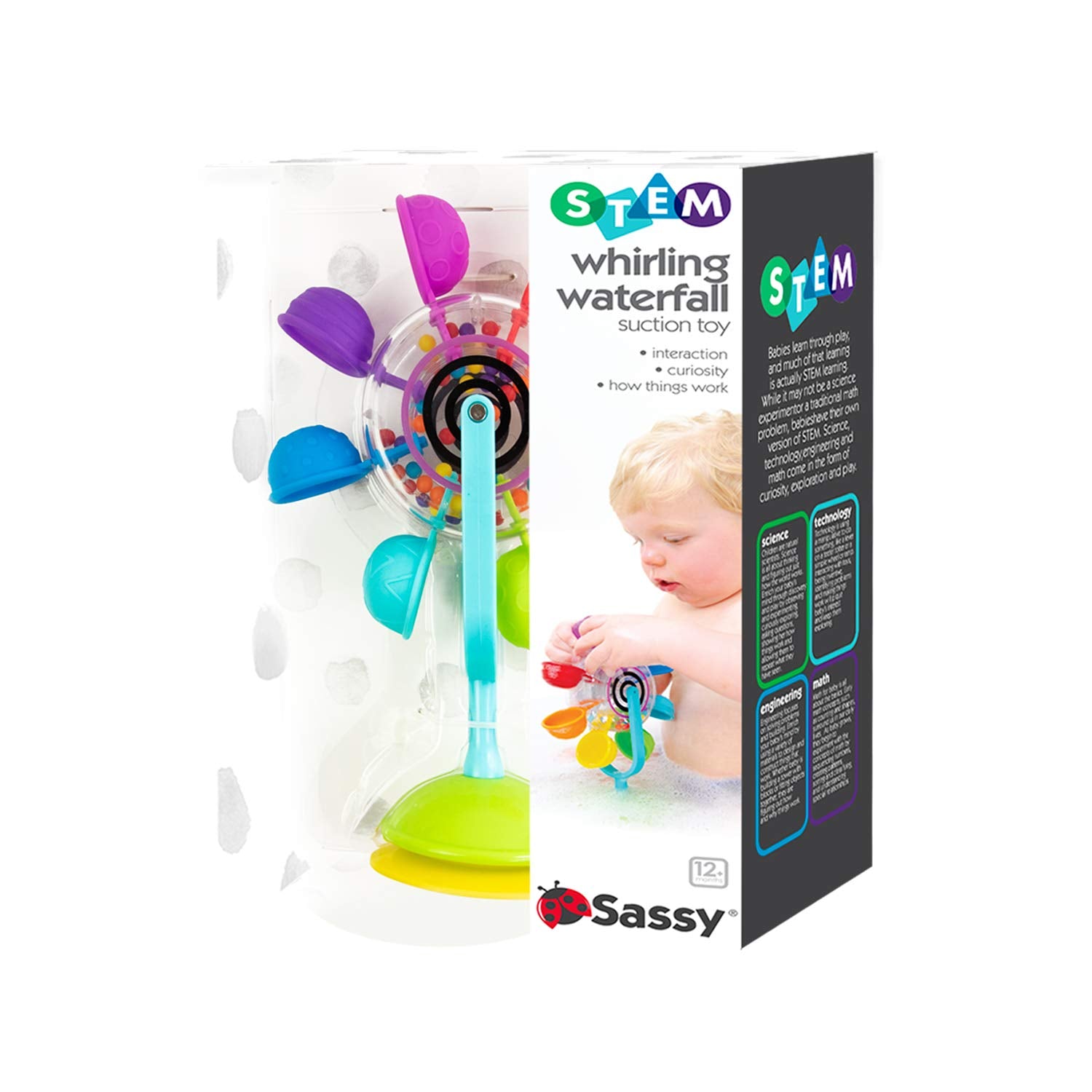 Sassy Whirling Waterfall Bath Toy - 12m+ 3