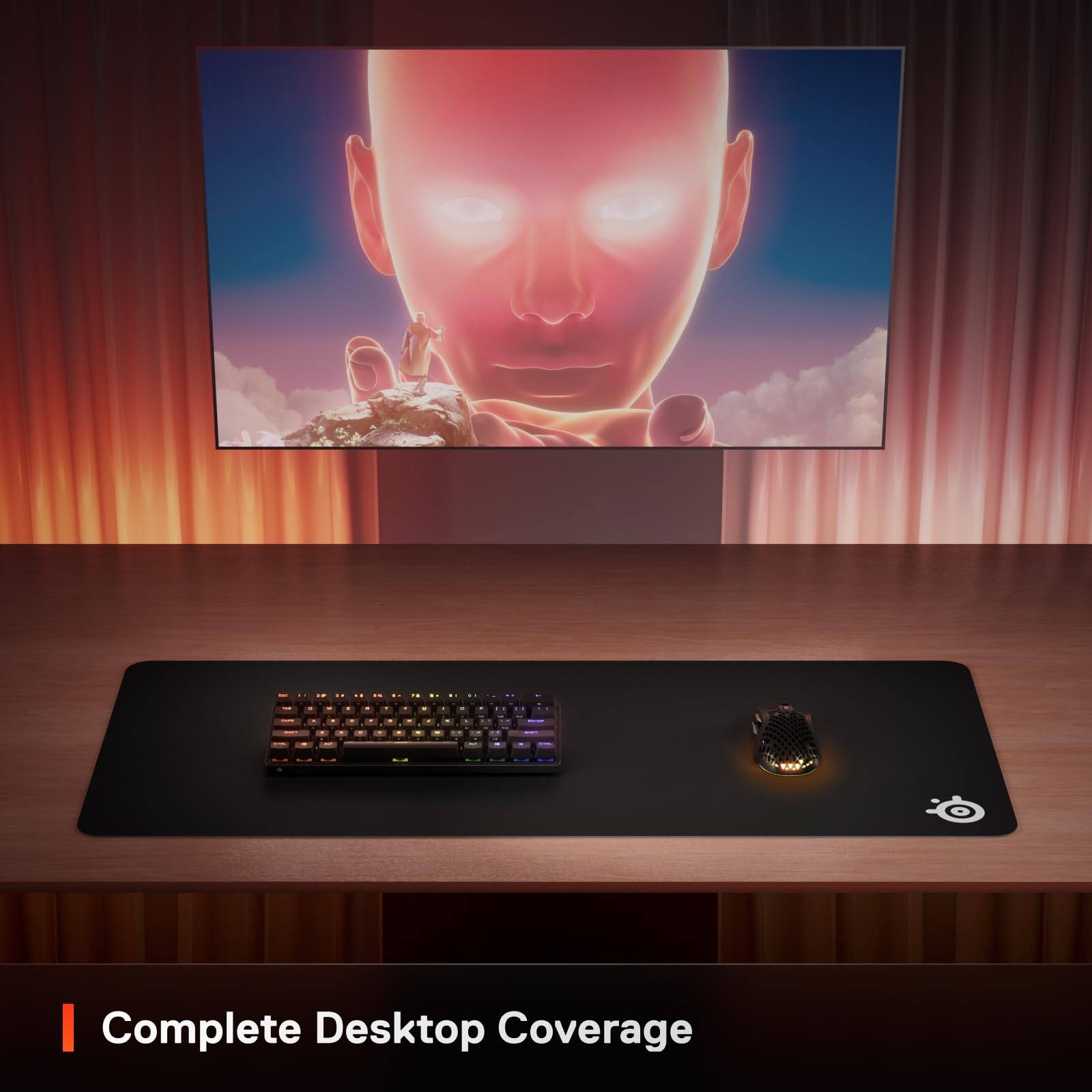 SteelSeries QcK XXL Gaming Mouse Pad - Ultra-Durable Micro-Woven Cloth with Non-Slip Base 4
