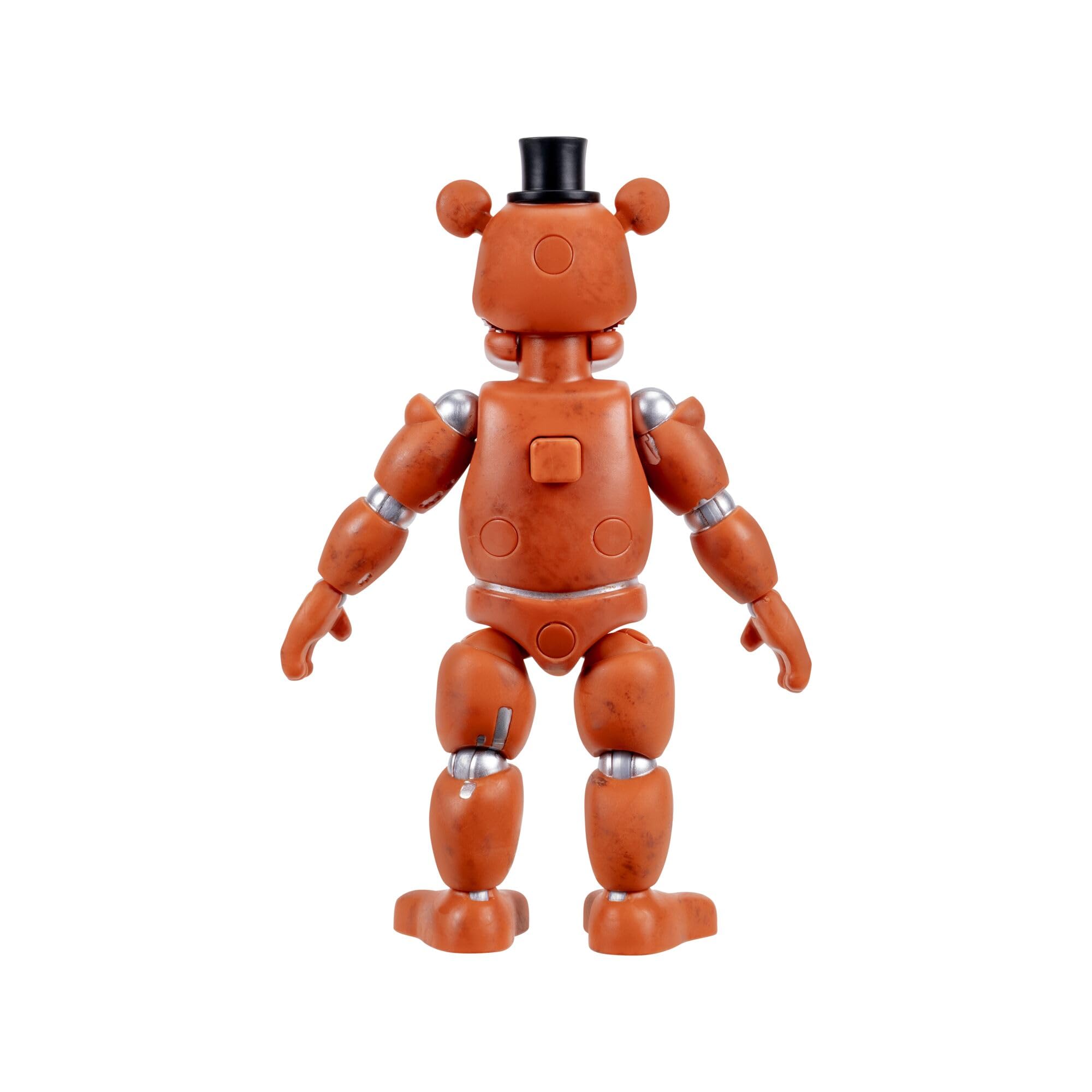 Jazwares Five Nights at Freddy's Withered Freddy 5-Inch Articulated Action Figure | Glow-in-the-Dark Eyes 9