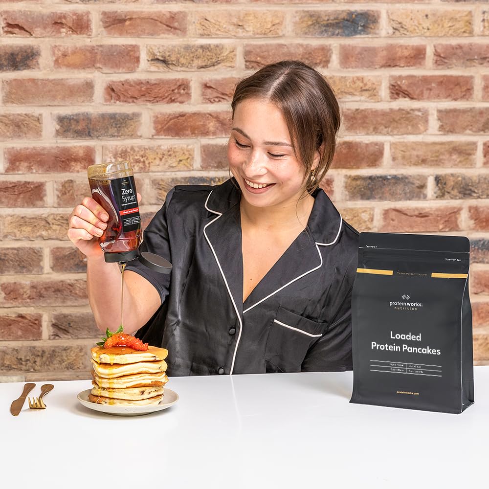 THE PROTEIN WORKS Loaded Protein Pancake Mix – Proteinreicher, zuckerarmer Frühstücksmix mit Tri-Protein-Mischung 6