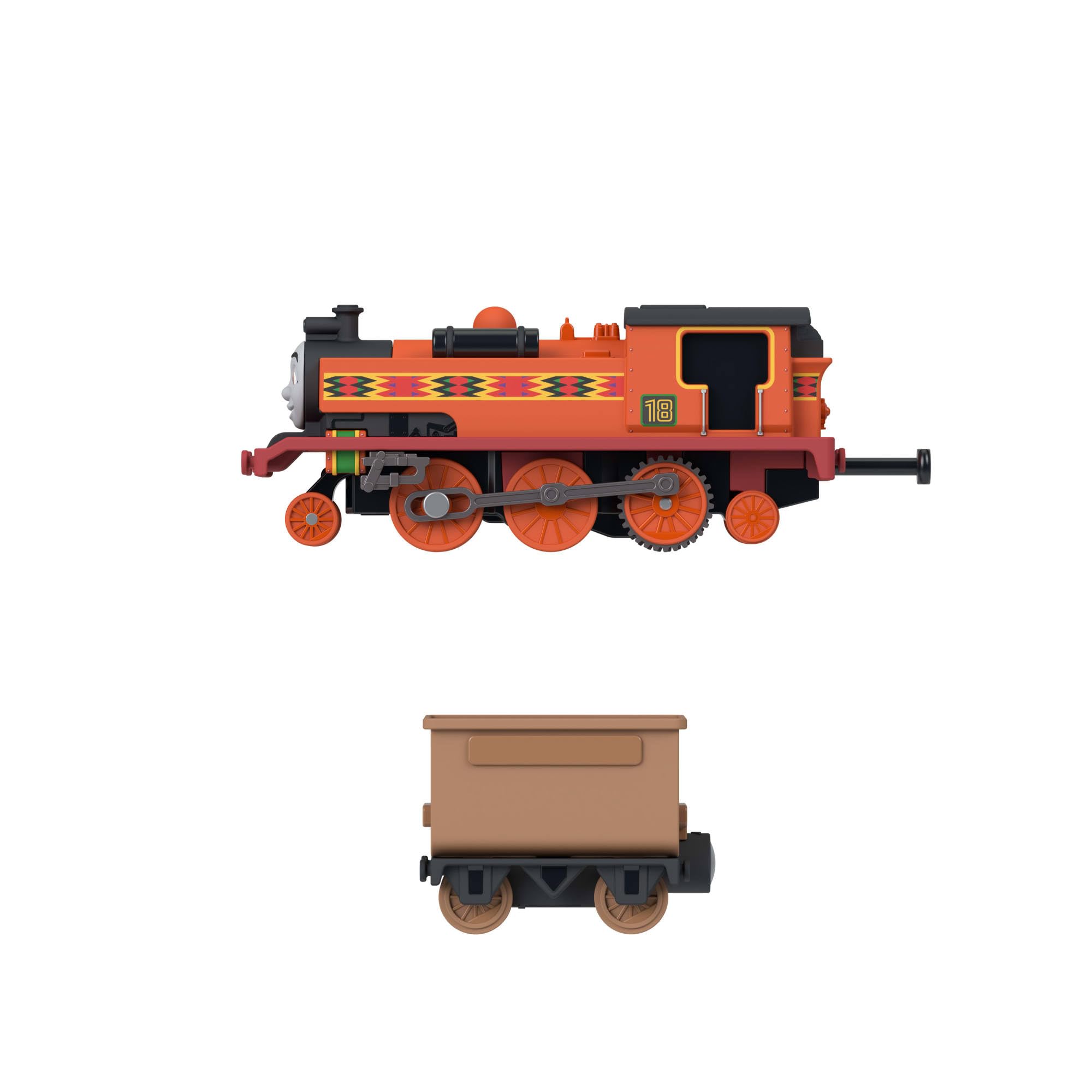 Thomas & Friends Motorized Nia Engine - Battery-Operated, Plastic, Multicolor 3