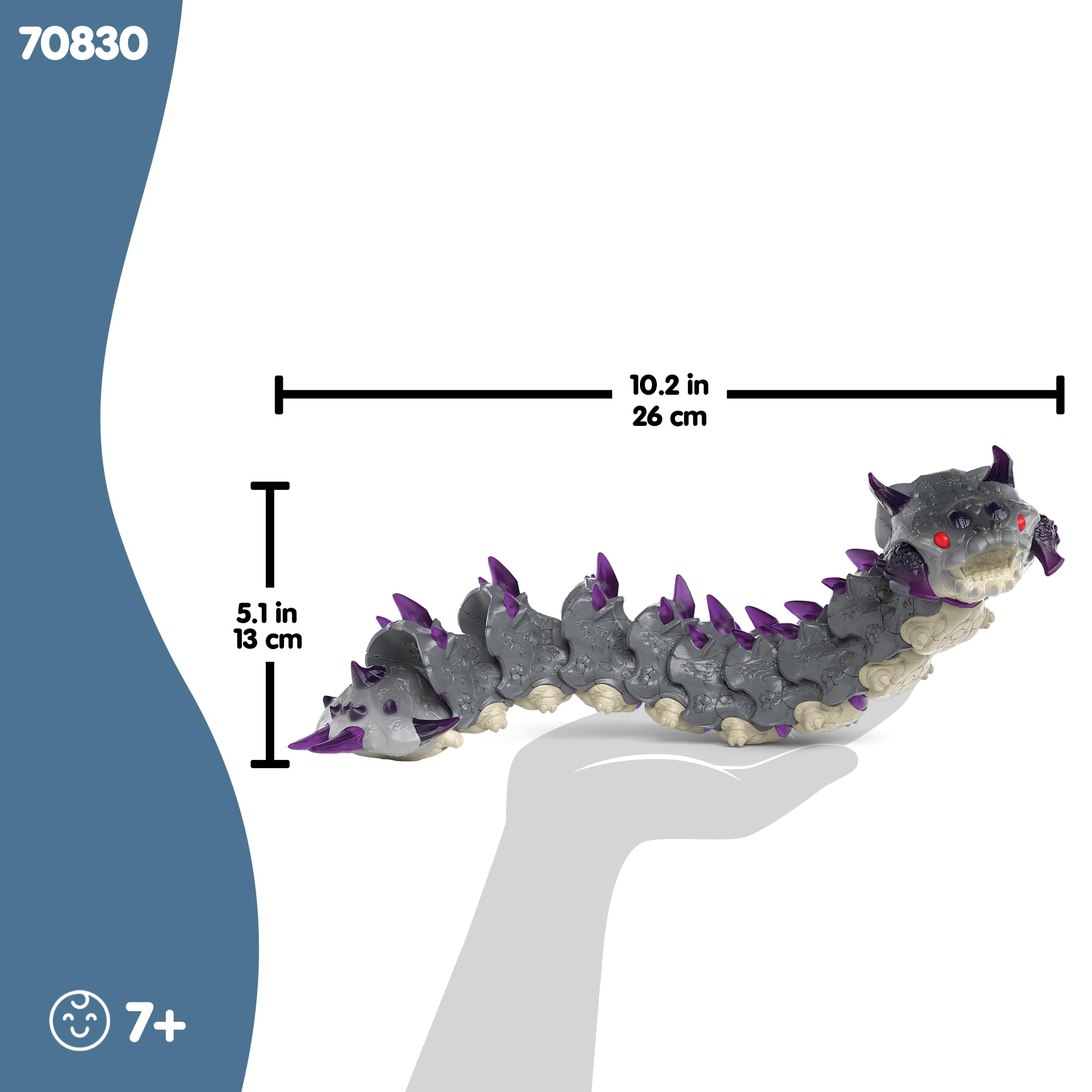 Schleich 70830 Shadow Worm - Fantasy Action Figure from Eldrador Creatures, Ages 3+ 14