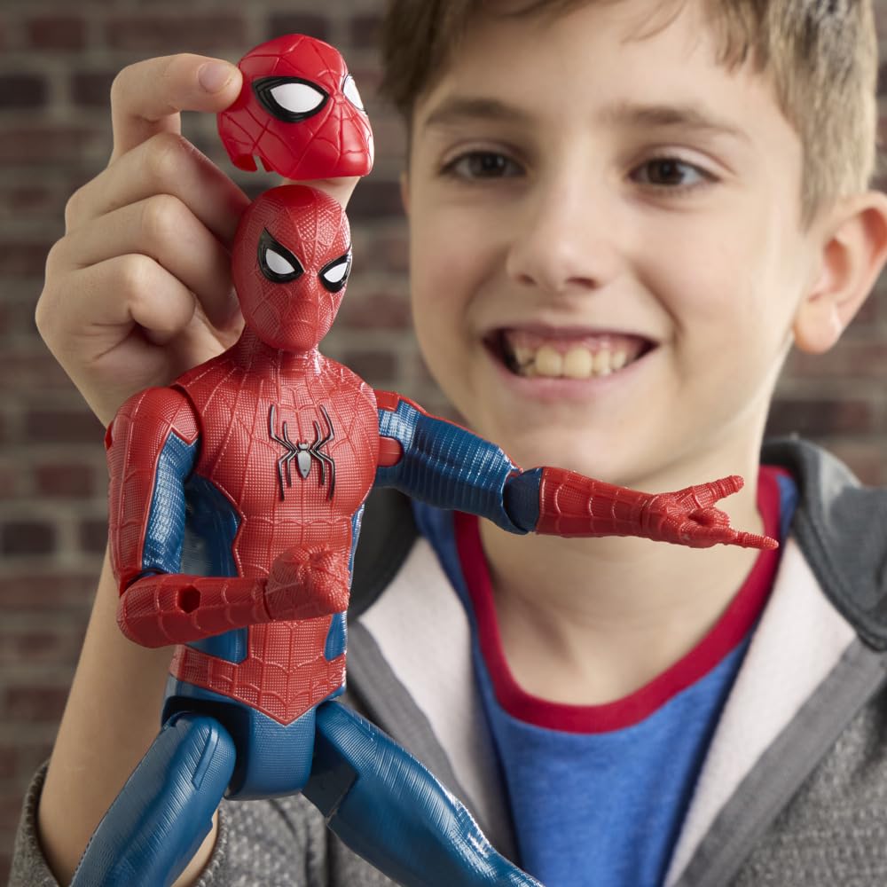 Marvel Spider-Man Titan Series Ultimate Web Gear Action Figure - 29.2cm Tall, 12 Accessories, Ages 4+ 7