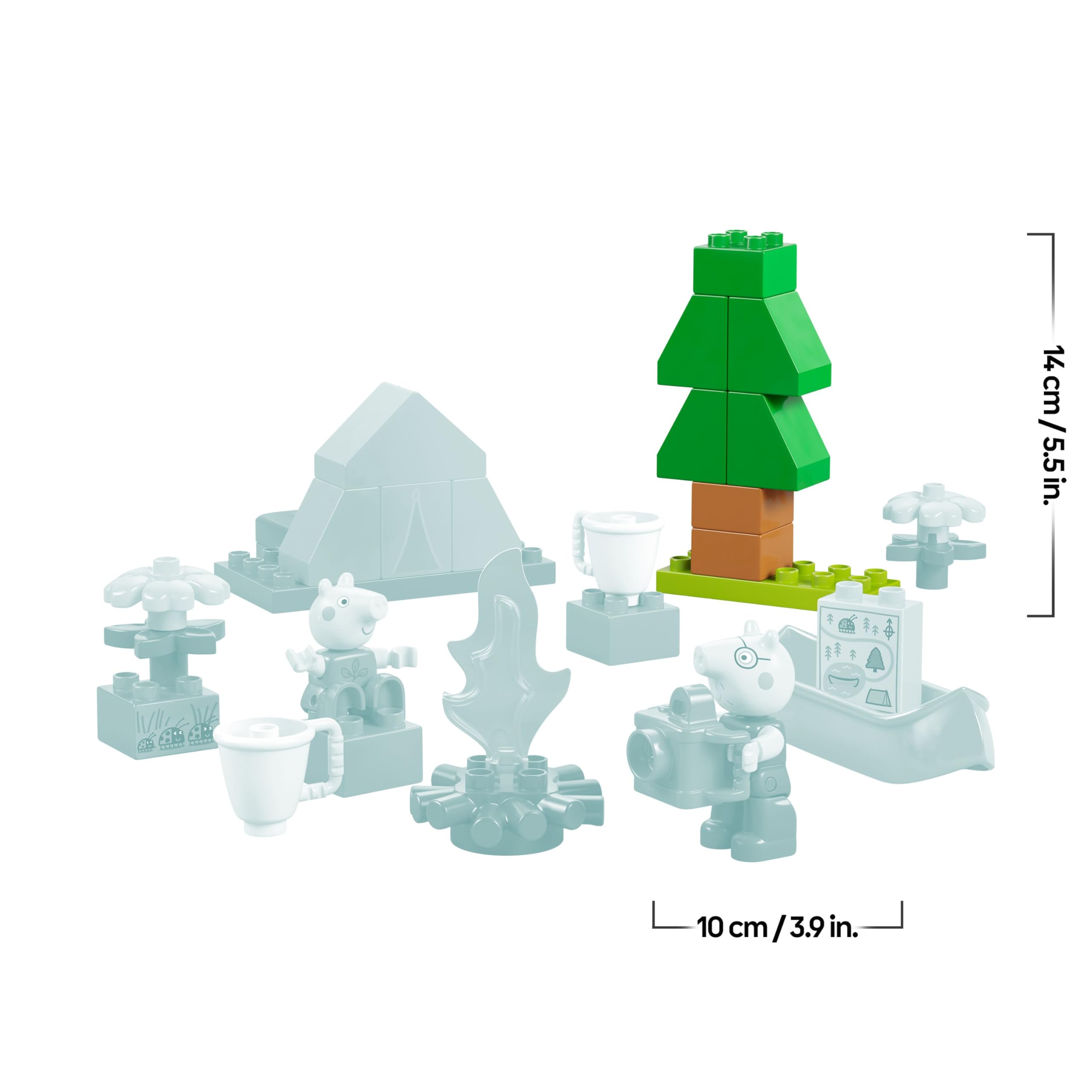 LEGO DUPLO Peppa Pig Camping Trip 10452 Building Set for Toddlers 2+ 7