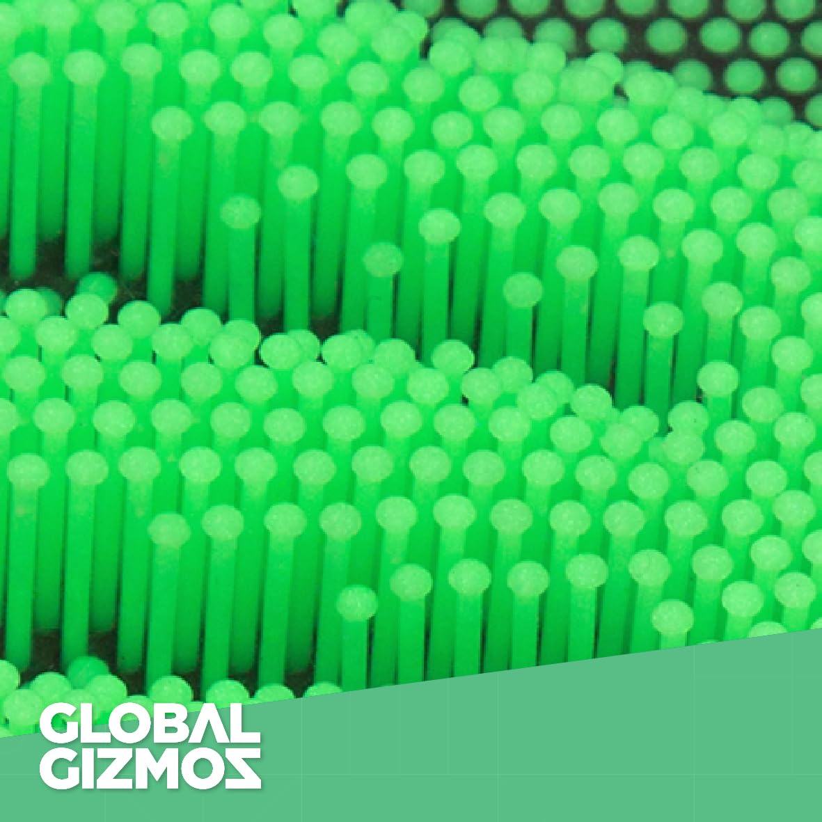 Global Gizmos Glow in the Dark Pin Art Impression Toy | 18cm x 13cm Desktop Sculpture Gadget | Ages 3+ 5