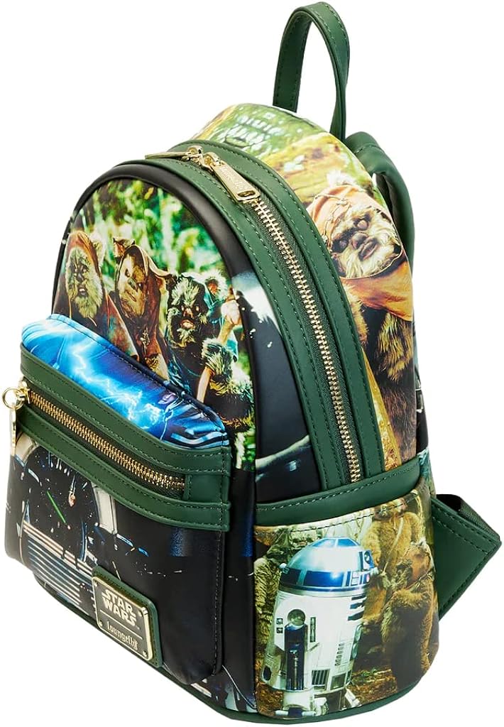 Loungefly Star Wars Return of the Jedi Mini-Rucksack (Grün) 5
