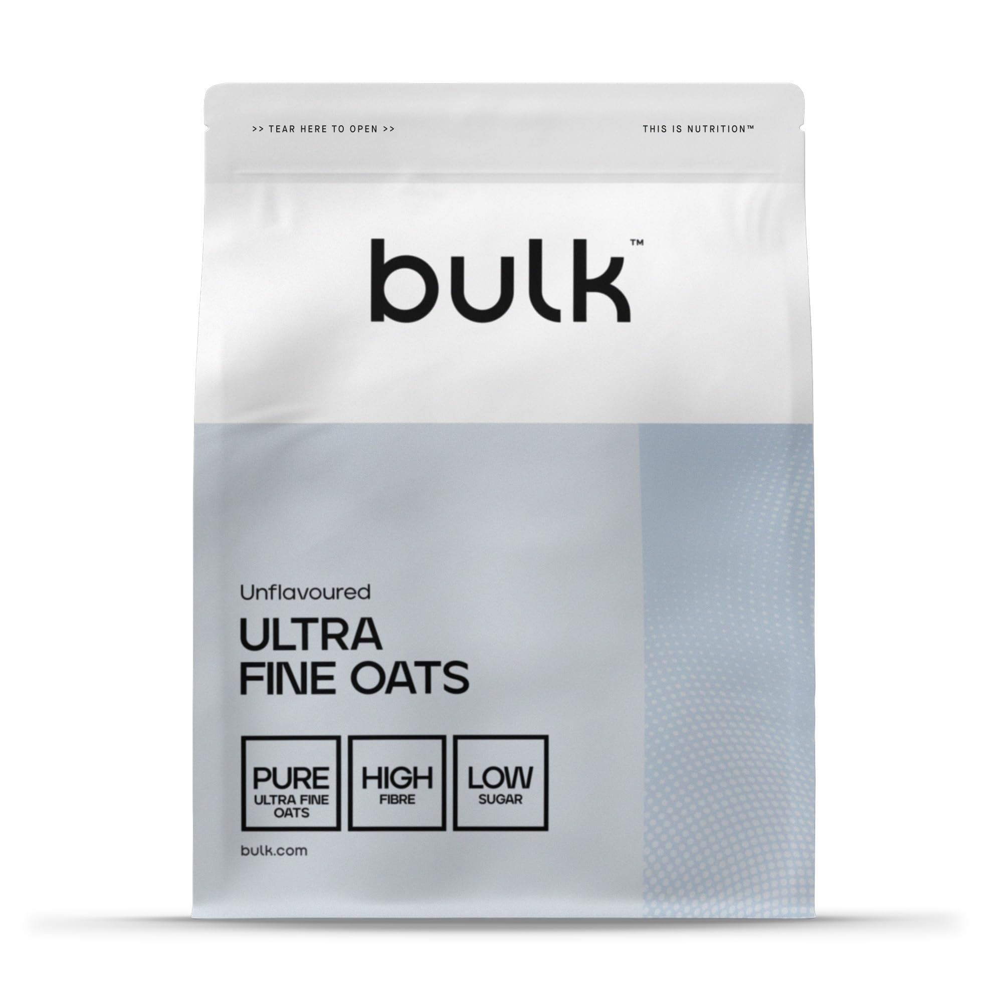 Bulk Ultra Fine Scottish Oats - 1 kg, 20 Servings | High Fibre | Slow Release Carbs