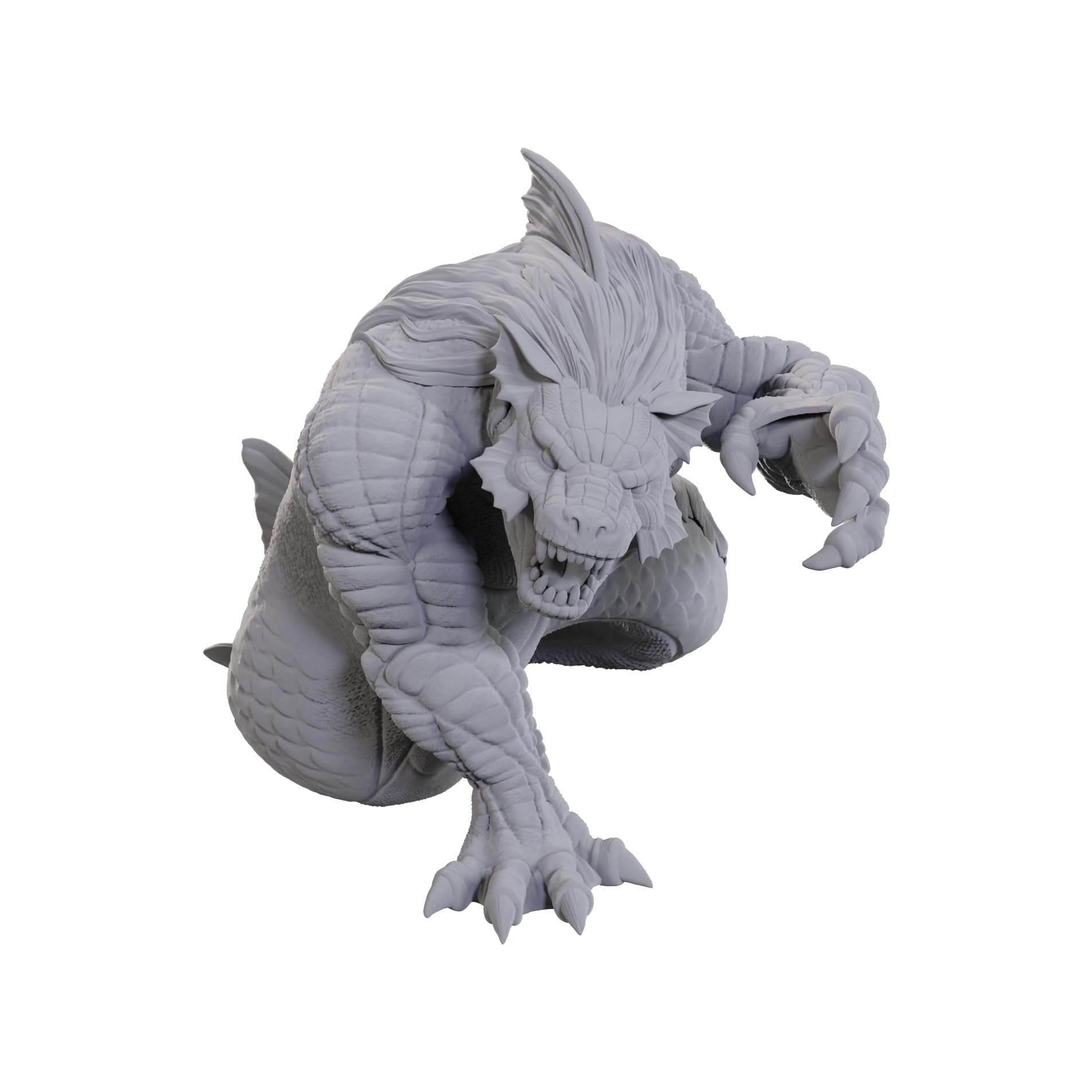 WizKids Dungeons & Dragons Nolzur's Marvelous Miniatures - Sea Lion Wave 23 Unpainted Plastic Figure | 6 inches tall | Adult
