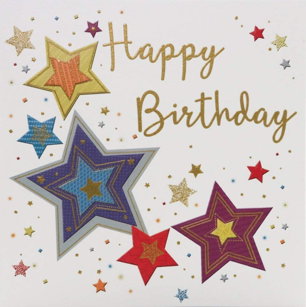 Piccadilly Greetings ZIZI Male Birthday Card - Grey, 138mm Square