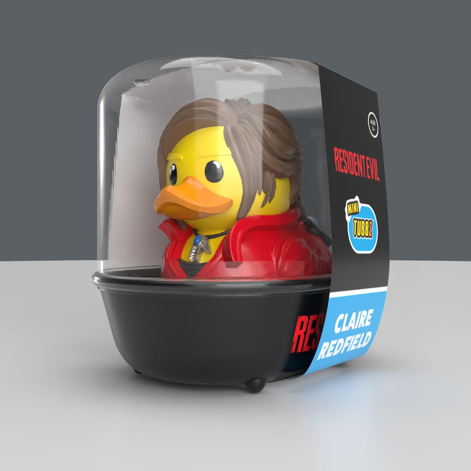 TUBBZ Mini Collectible Figure - Resident Evil Claire Redfield Cosplaying Rubber Duck | 5 cm Vinyl