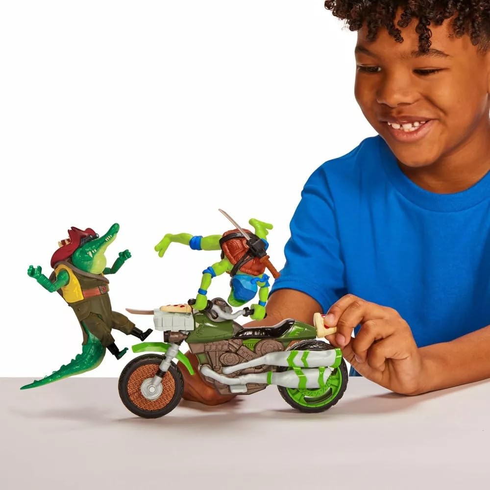 Teenage Mutant Ninja Turtles Ninja Kick Cycle mit exklusiver Leonardo-Figur – Action-Spielset 8