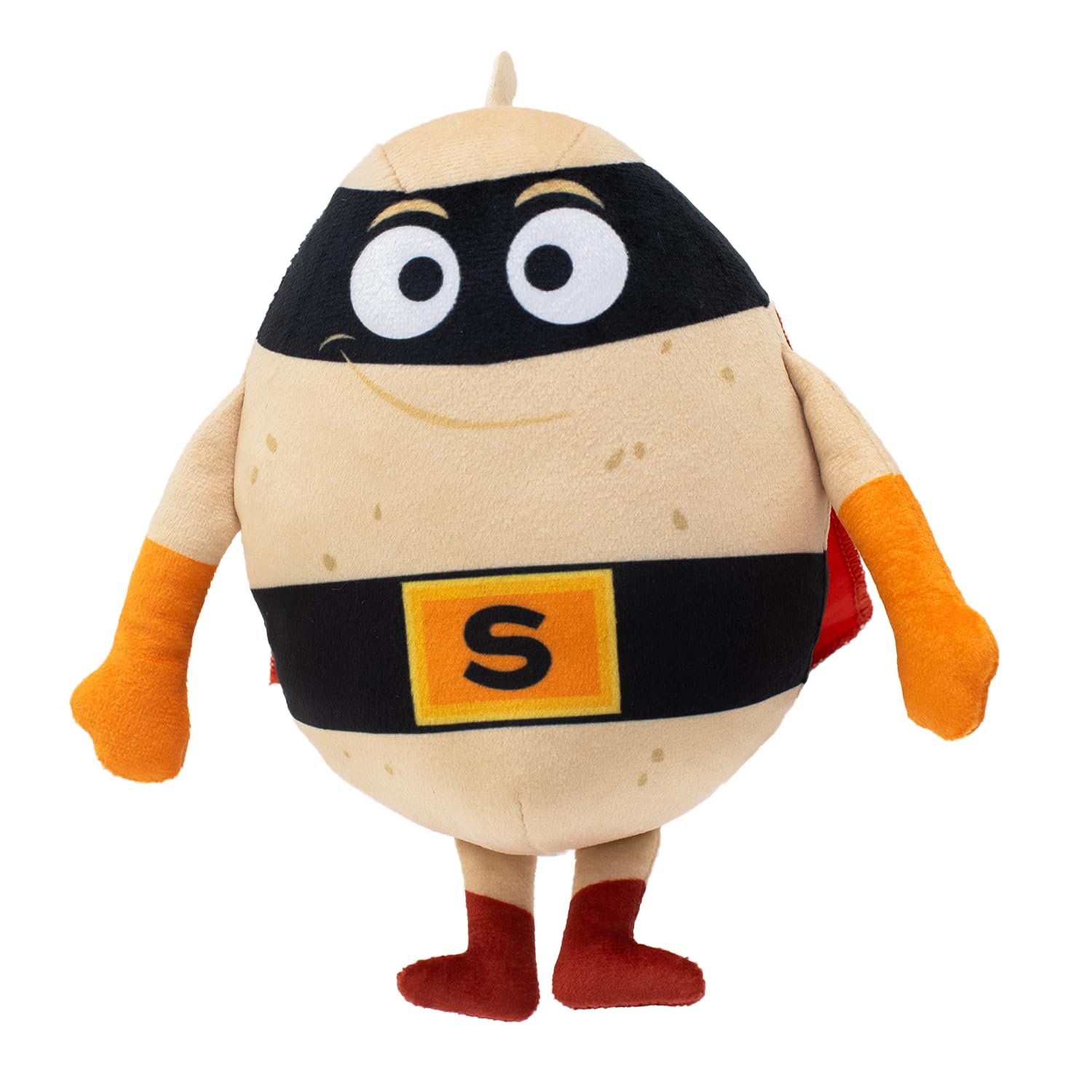 Supertato Teddy Bear - Plush Toy with Cape & Mask, Beige