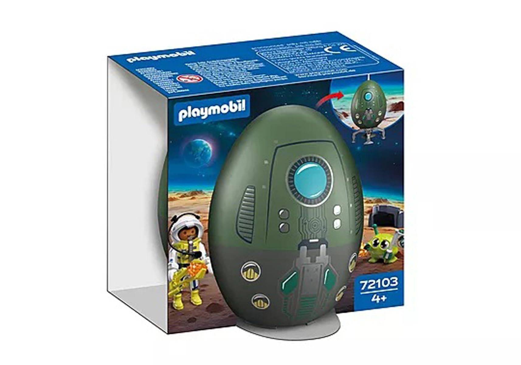 Playmobil 72103 Play Egg: Outer Space - Surprise Egg with Astronaut & Alien 1