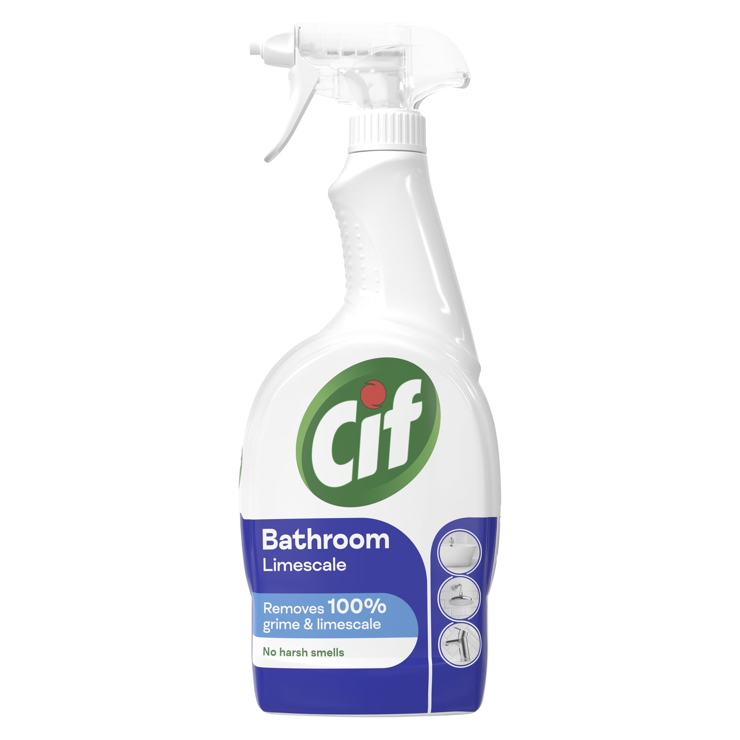 Cif Cleanboost Bathroom Spray - 100% Dirt & Limescale Removal | Streak-Free Shine | 700 ml
