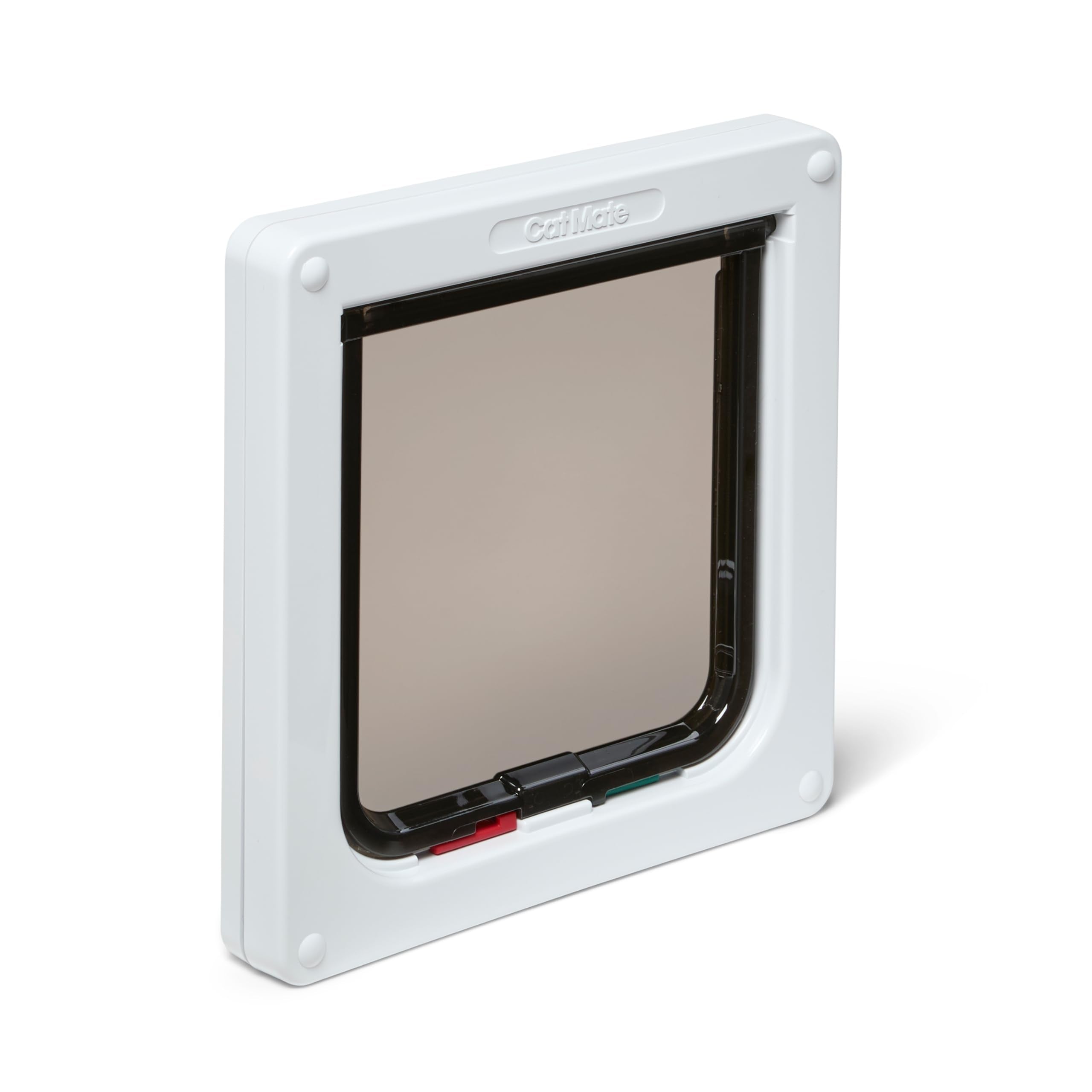 Cat Mate 4-Way Locking Cat Flap - Weatherproof, Silent Operation, White (309 W) 4