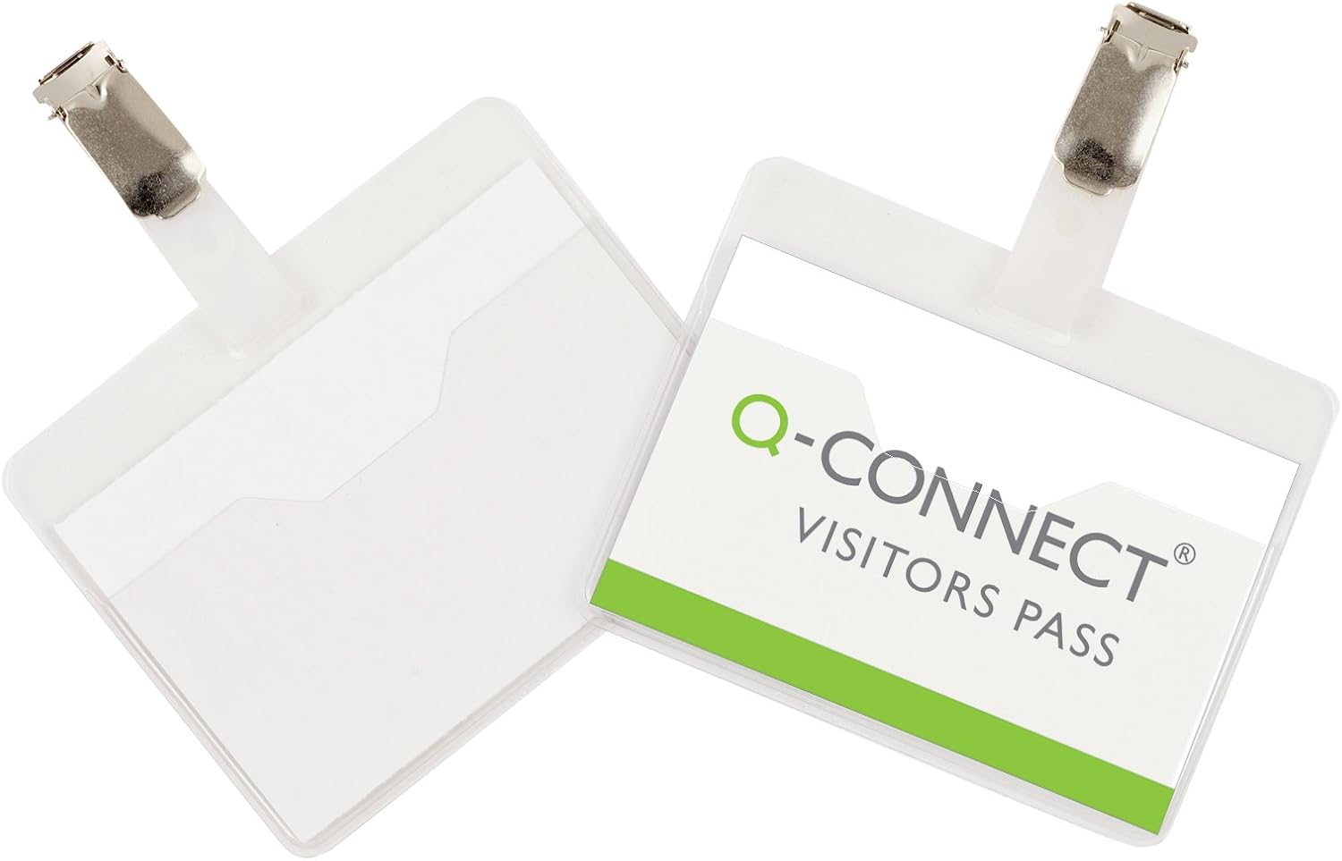 Q-Connect KF01560 Visitor Badge 60x90mm (Pack of 25)