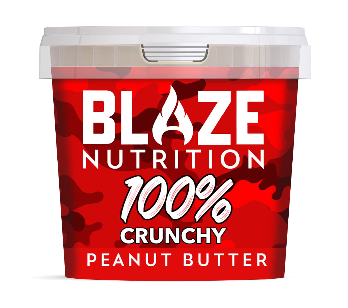 Blaze Nutrition Crunchy Peanut Butter - 1kg, 30% Protein, 100% Roasted Peanuts