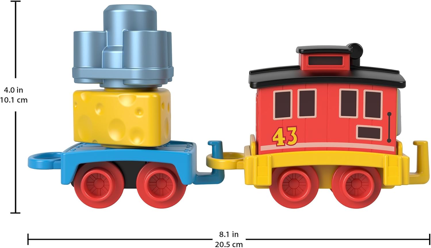 Thomas & Friends My First Brake Car Bruno Push-Along Train Set for Toddlers