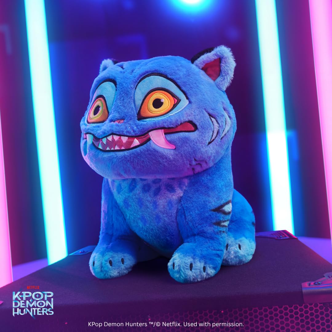 Jazwares KPop Demon Hunters Derpy Tiger 12-inch Soft Doll Plush | Polyester | Unisex Children 5