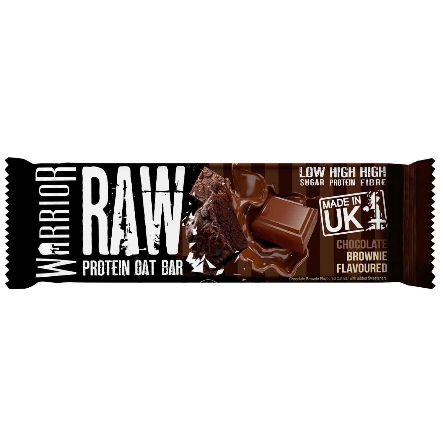 Warrior RAW Protein Bars - 20g Protein Per Bar | Low Sugar | 24 Pack