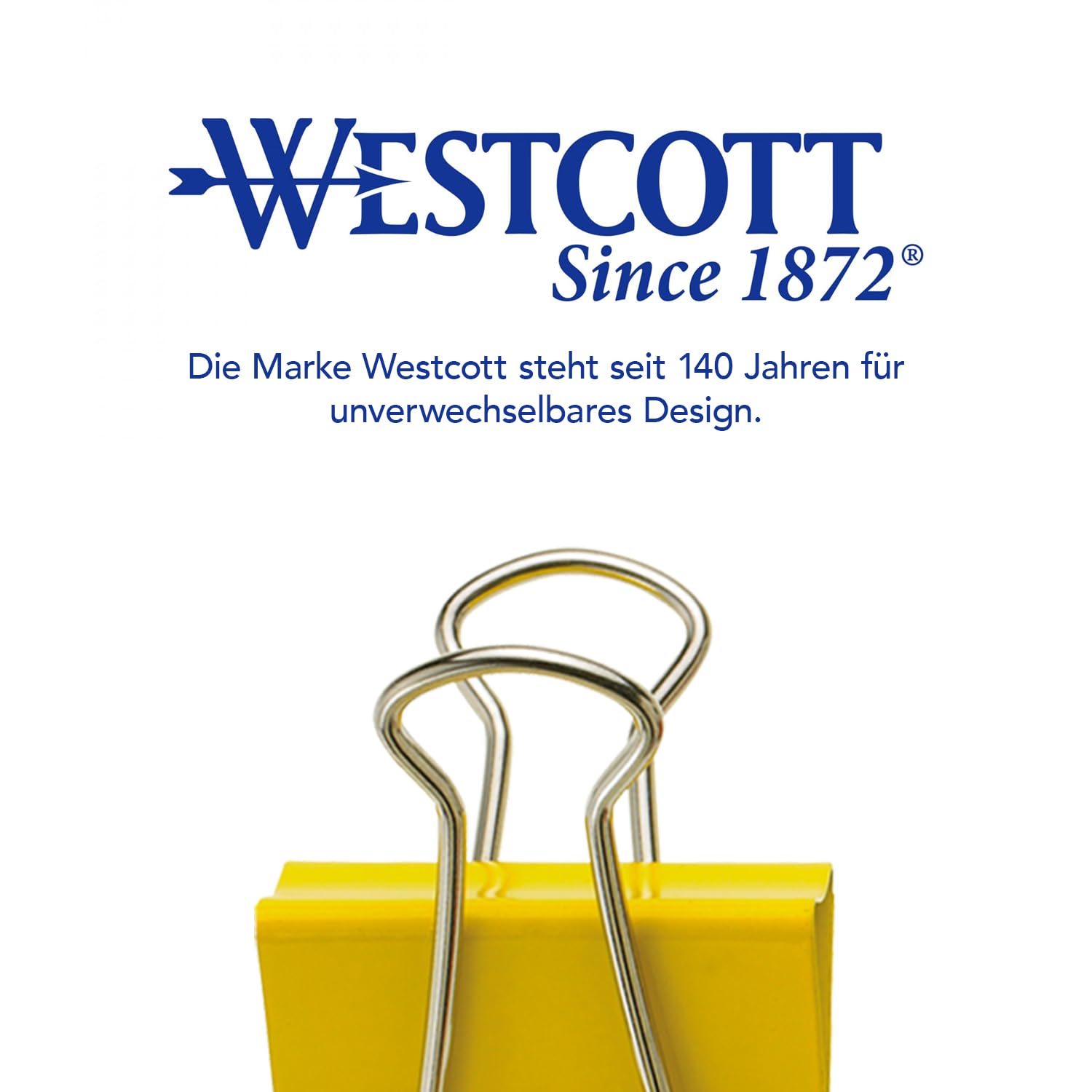 Westcott Metal Foldback Clips - 12 Pack Assorted Sizes (19mm, 25mm, 32mm) | Mix Colors 6