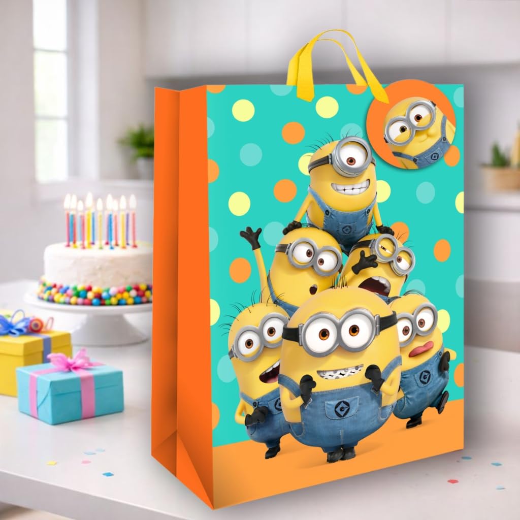 Danilo Promotions LTD Despicable Me Minions Medium Gift Bag | Birthday Occasion | Paper 3