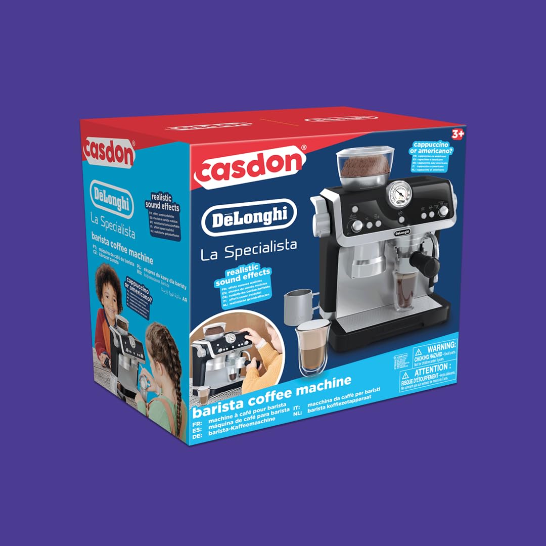 Casdon DeLonghi La Specialista Barista Kaffeemaschine – Rollenspielspielzeug für Kinder ab 3 Jahren 16