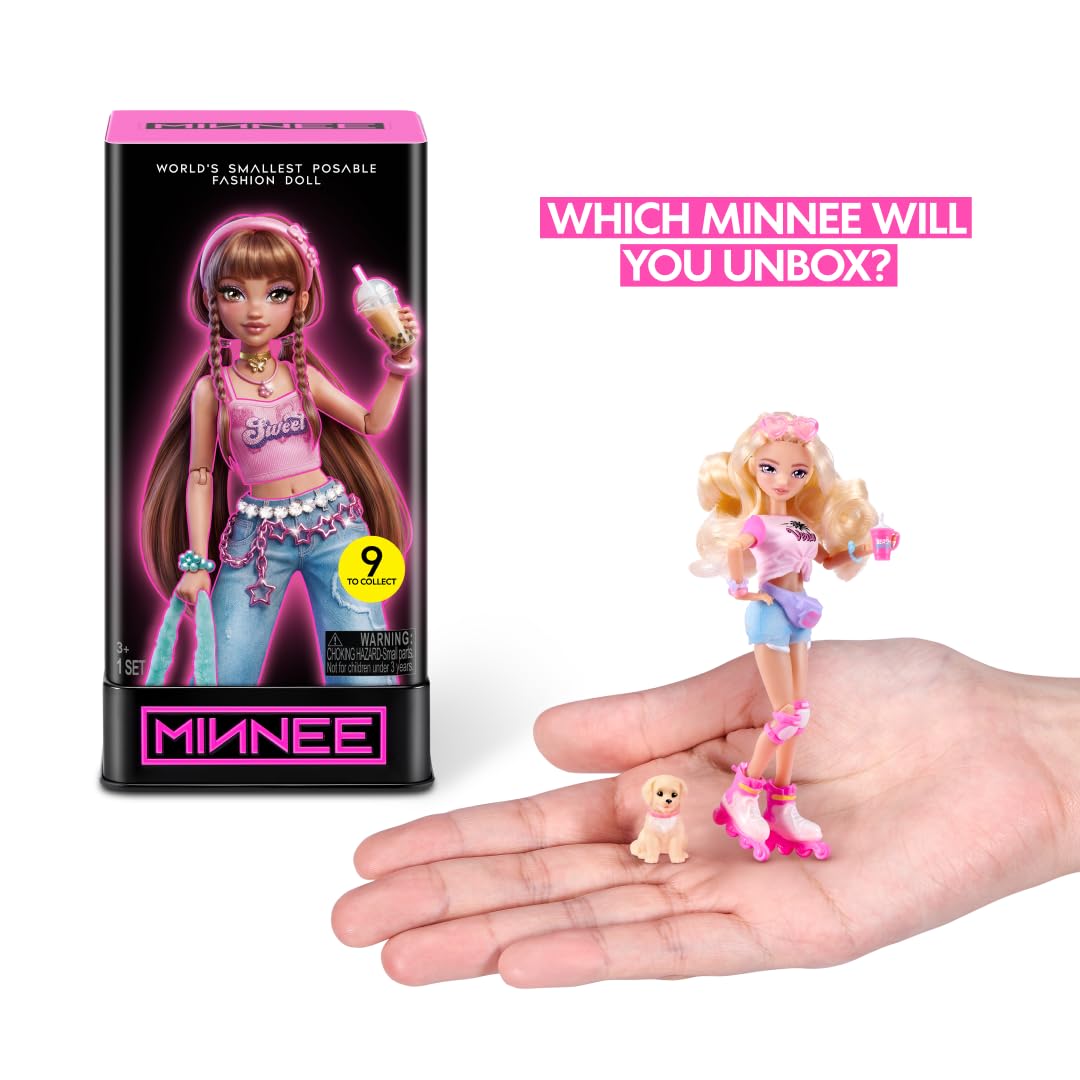MINNEE Fashion Doll Blind Box Surprise Collectible Doll | 4 Inch Size | 16 Articulation Points 3