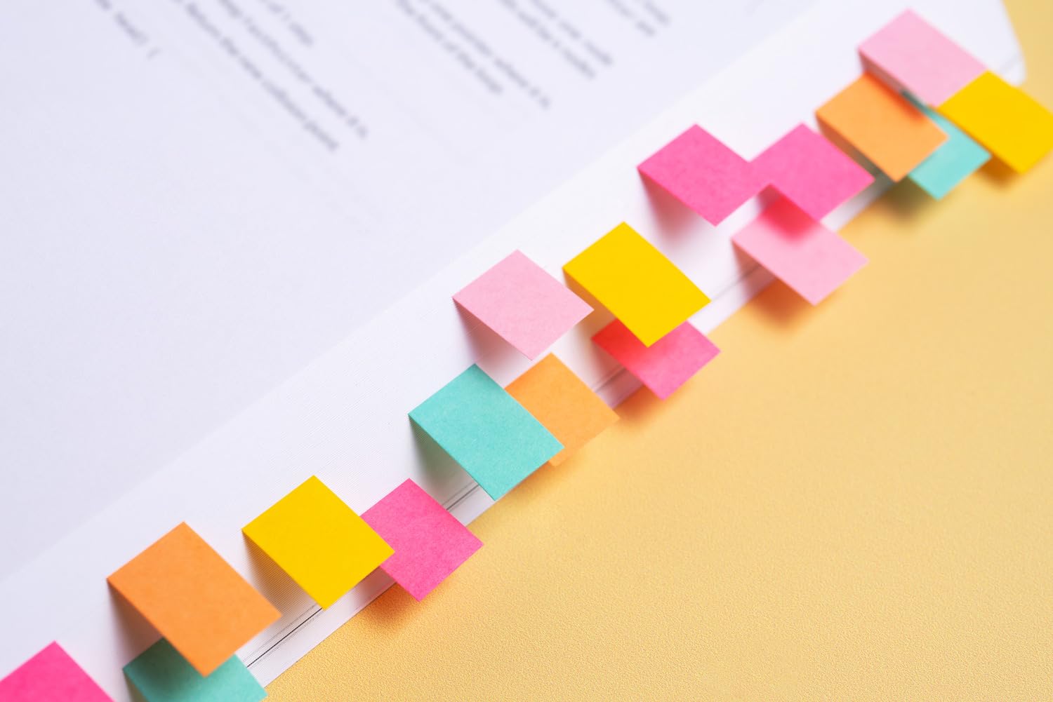 Post-it 670-5 Note Page Markers - 15mm x 50mm | Orange/Green/Yellow/Pink/Neon Pink | 100 Sheets 6