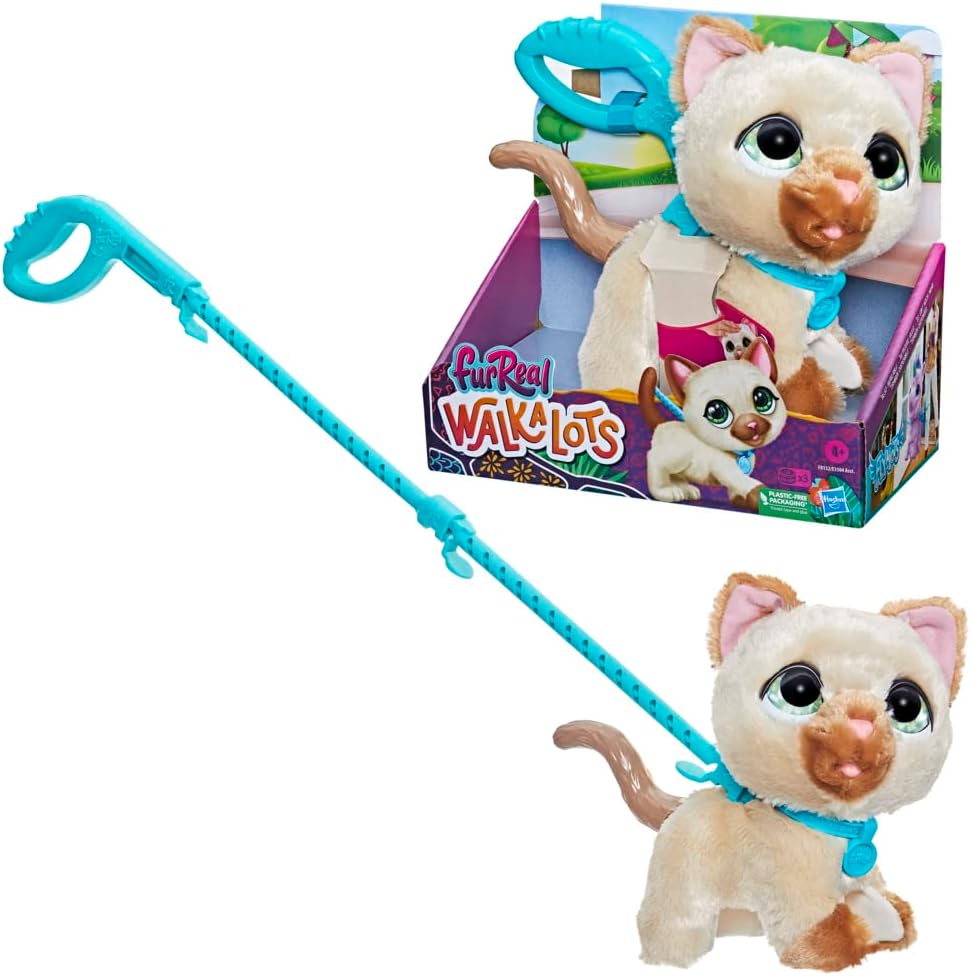 FurReal Friends Walkalots Large Racker Interactive Walking Cat Toy - Ages 4+