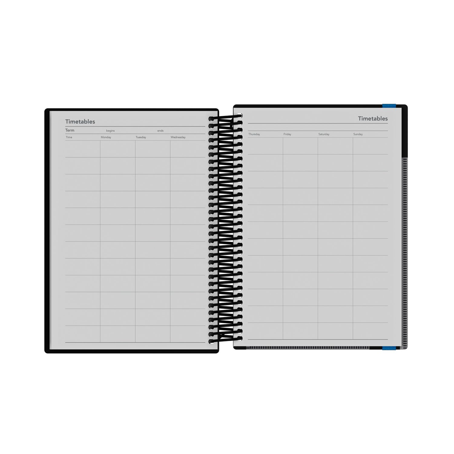 Collins Delta 2026-2027 Academic Year Planner - A5 Day-to-Page Organizer | Hard Cover | Blue 3