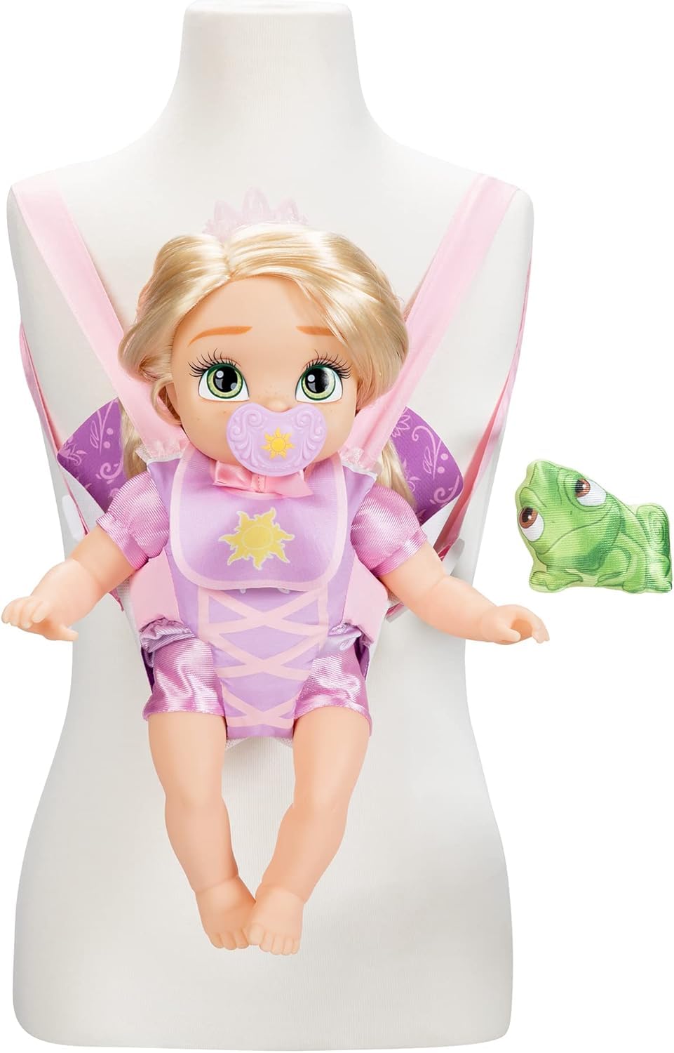 Disney Princess Baby Rapunzel Doll with Carrier Set | 11 inches | Ages 2+ 4
